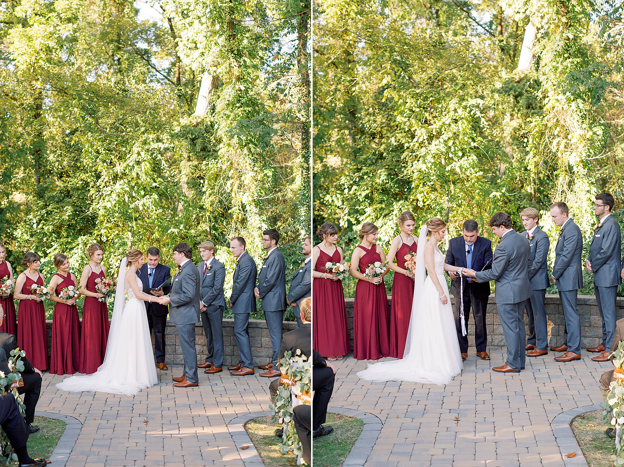 North Carolina wedding ceremony at Ritchie Hill