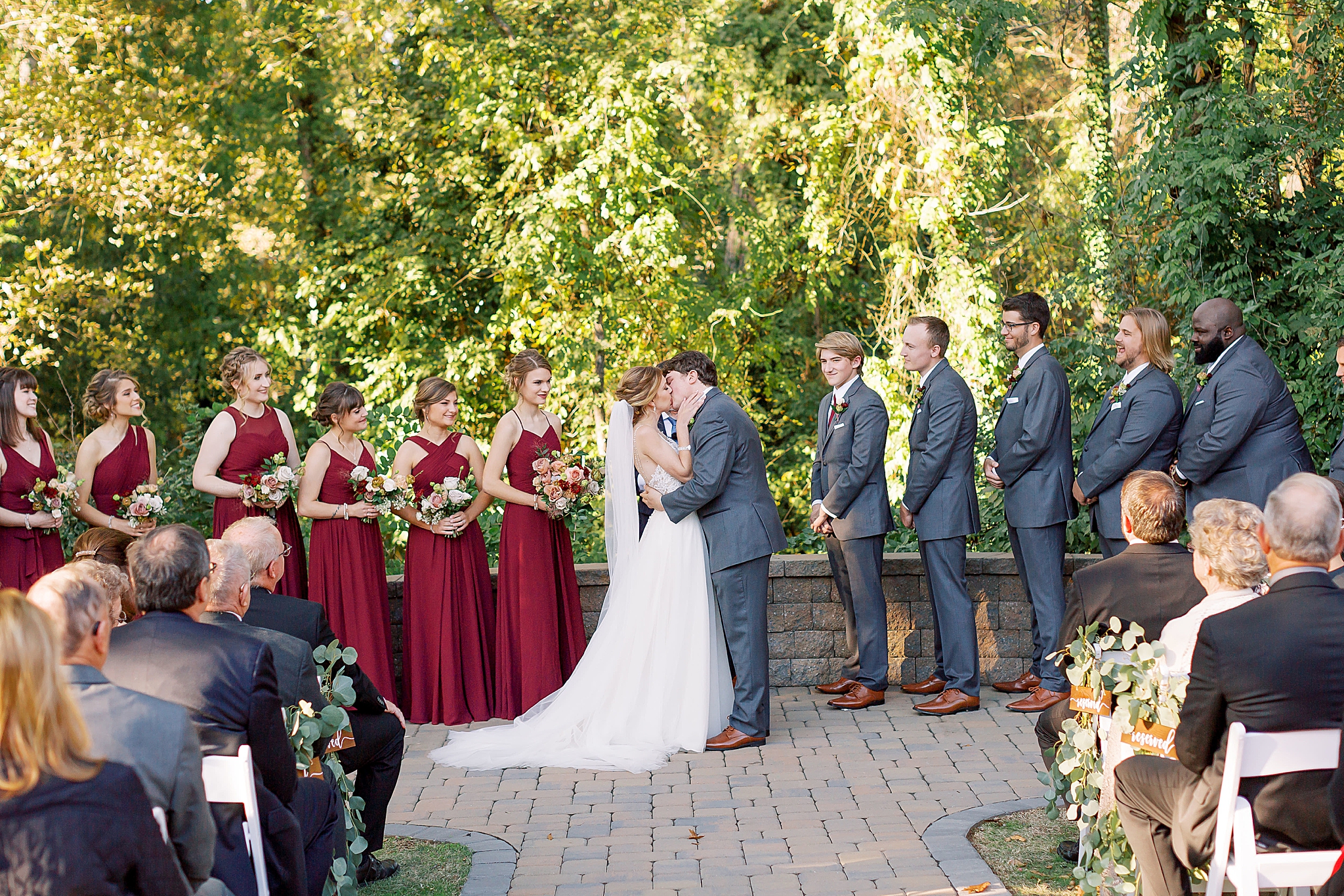 North Carolina wedding ceremony at Ritchie Hill