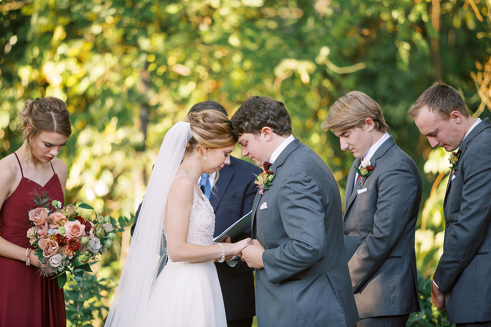 North Carolina wedding ceremony at Ritchie Hill
