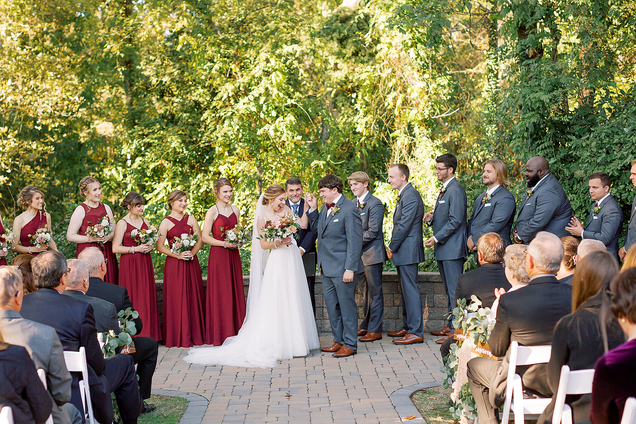 North Carolina wedding ceremony at Ritchie Hill