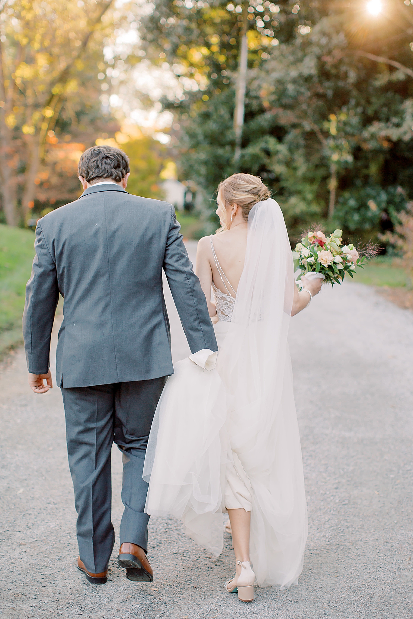 portraits of bride and groom at Ritchie Hill in Concord NC