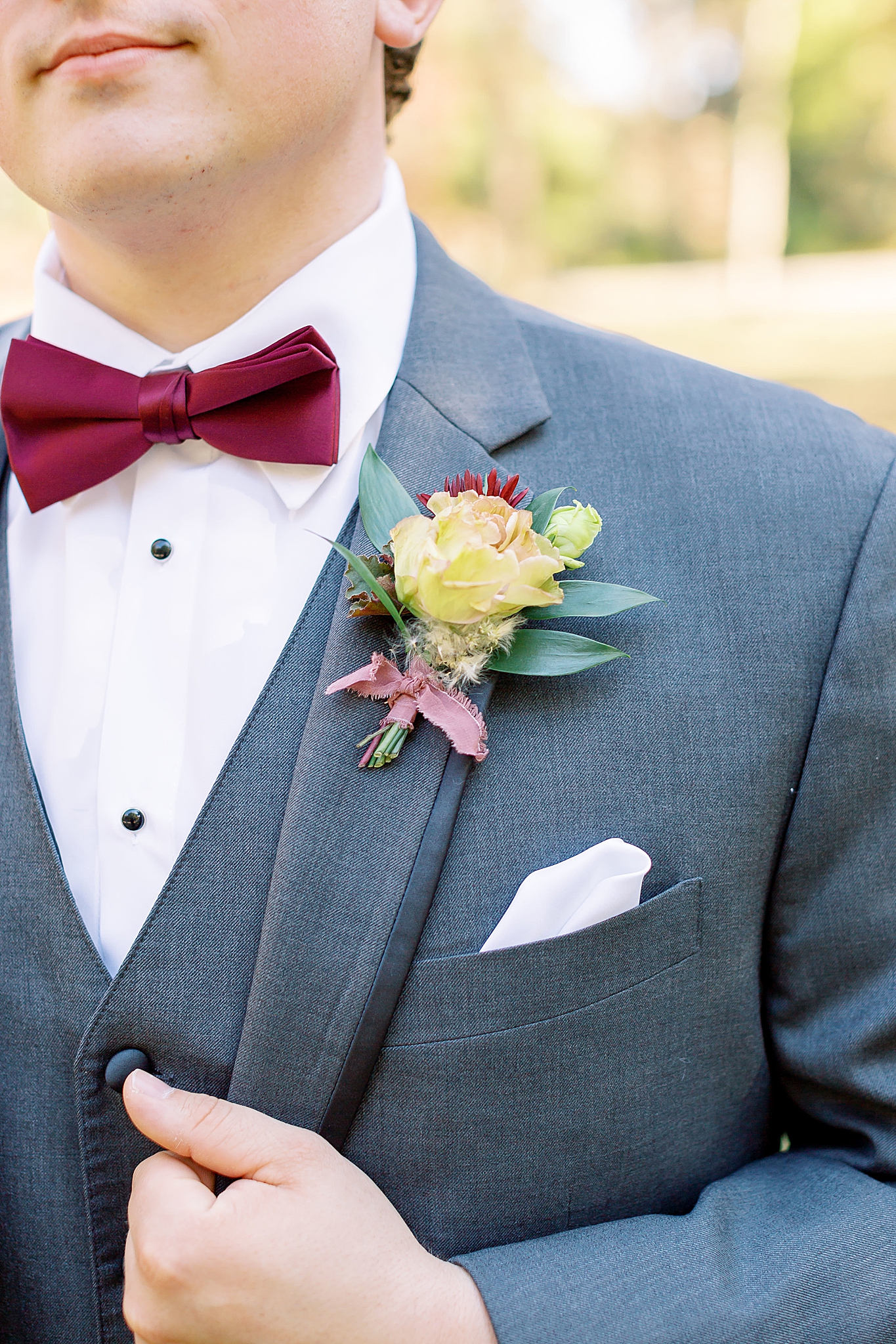 portraits of wedding party in Concord NC