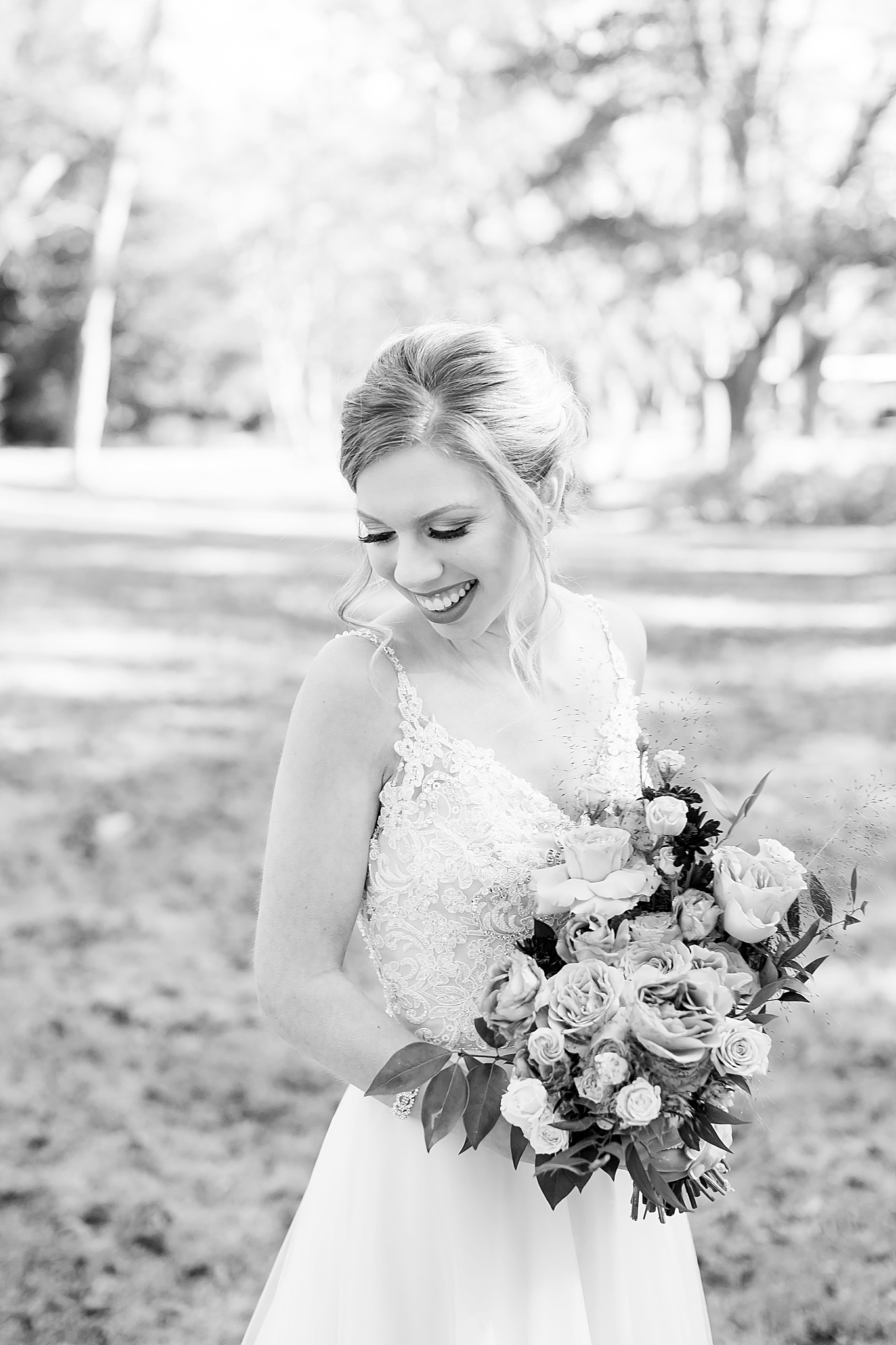 portraits of wedding party in Concord NC