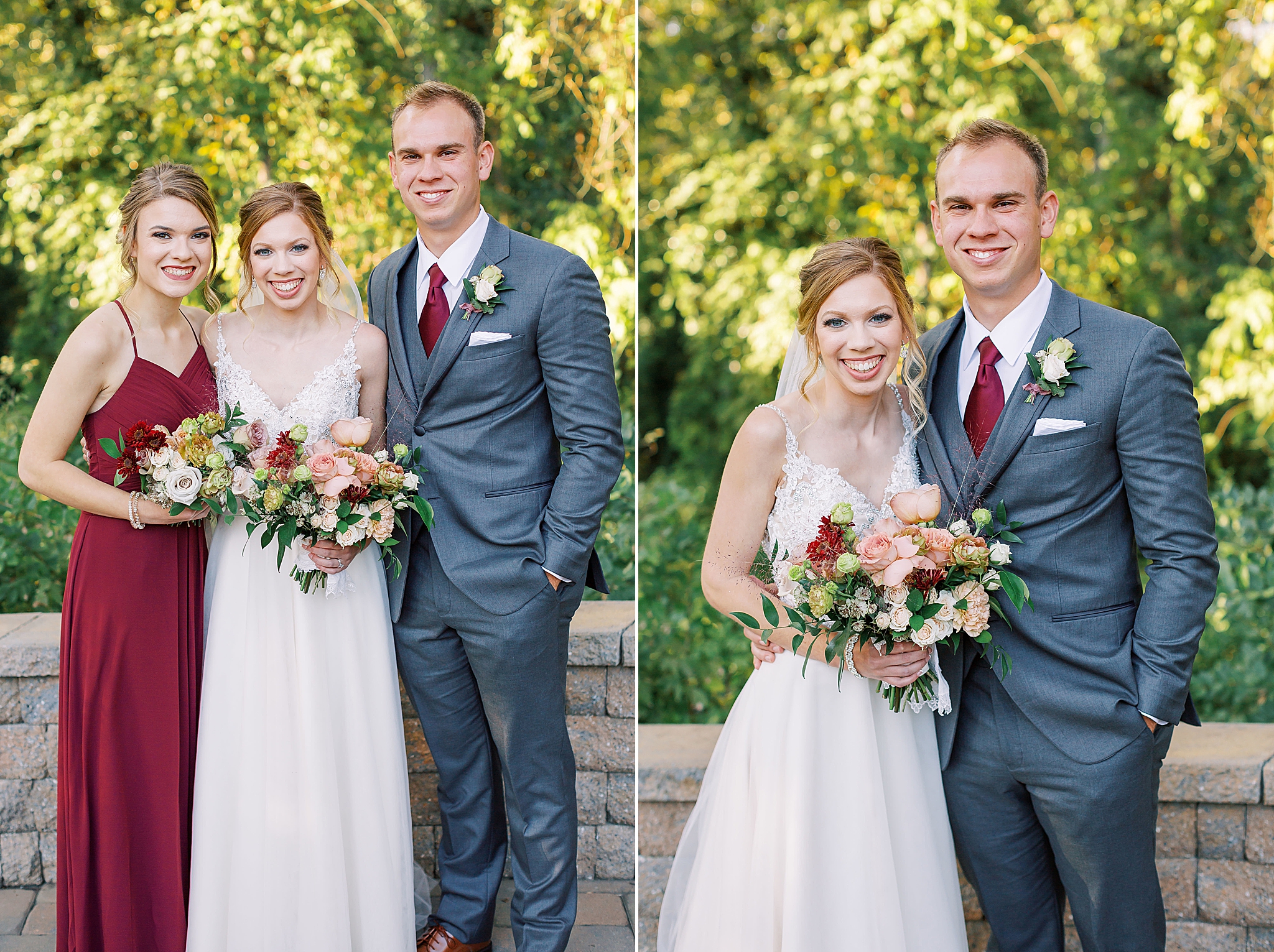 family portraits during NC wedding