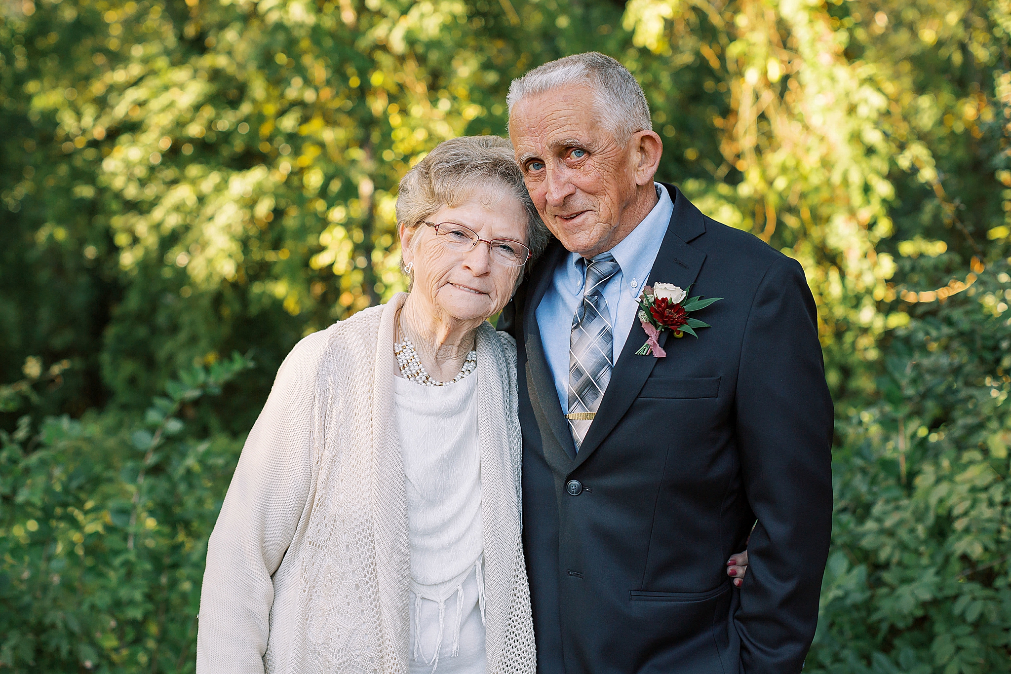 family portraits during NC wedding