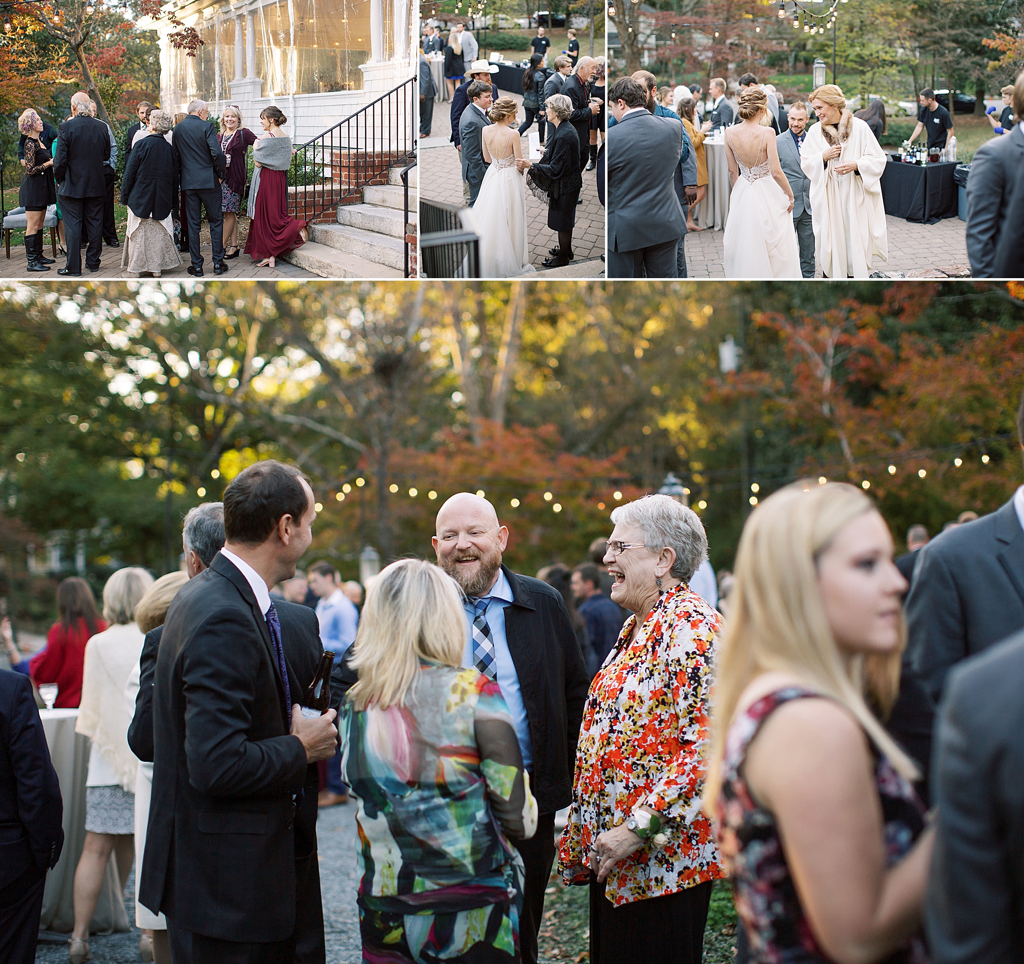 family portraits during NC wedding