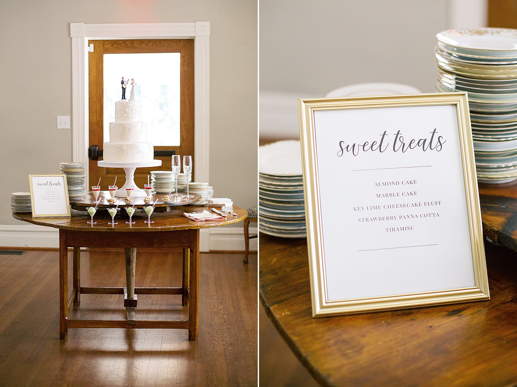 fall wedding reception at Ritchie Hill in Concord NC