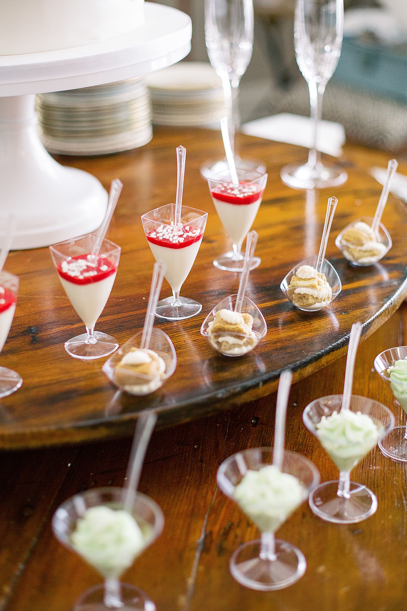 fall wedding reception at Ritchie Hill in Concord NC