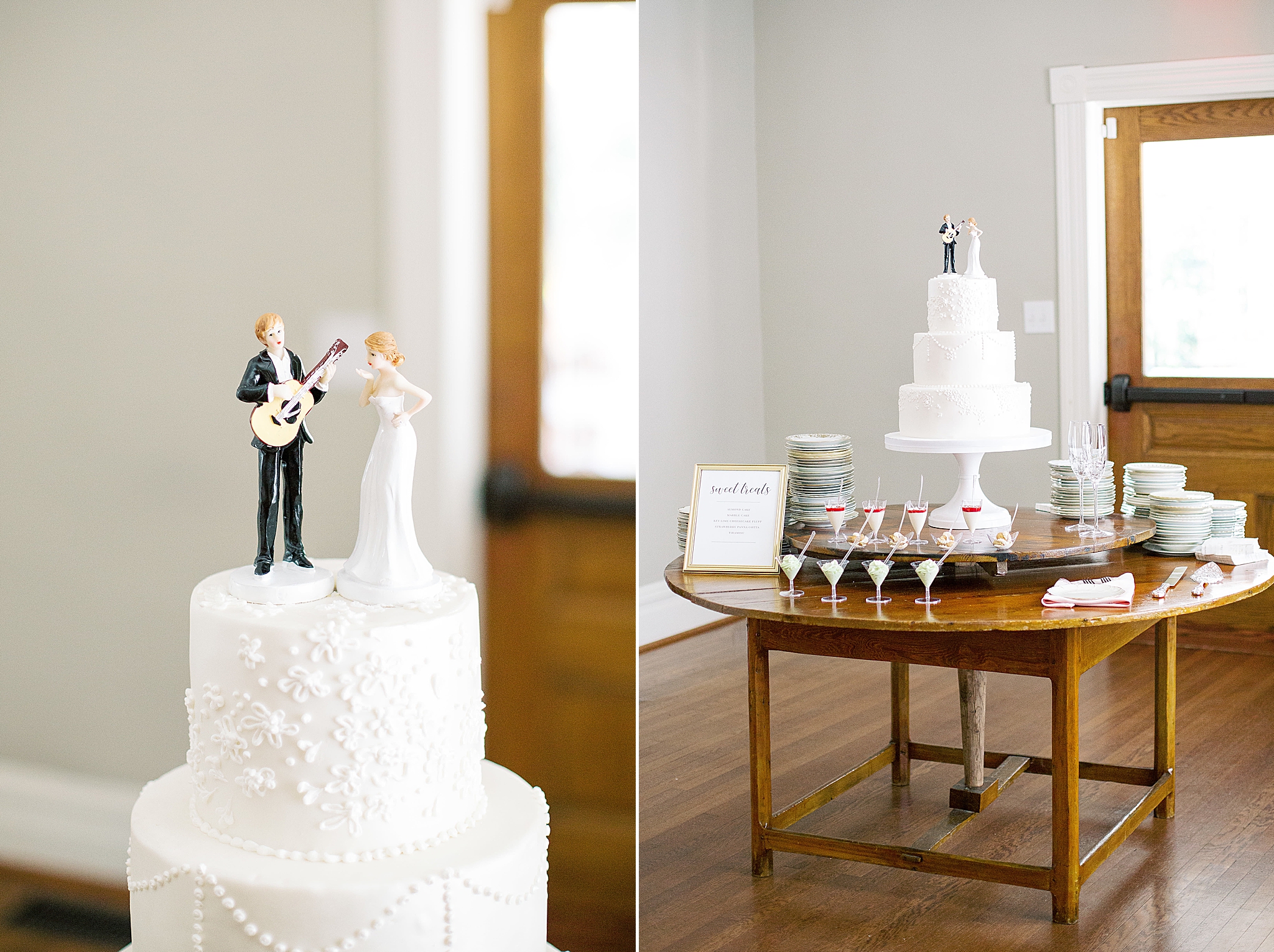fall wedding reception at Ritchie Hill in Concord NC