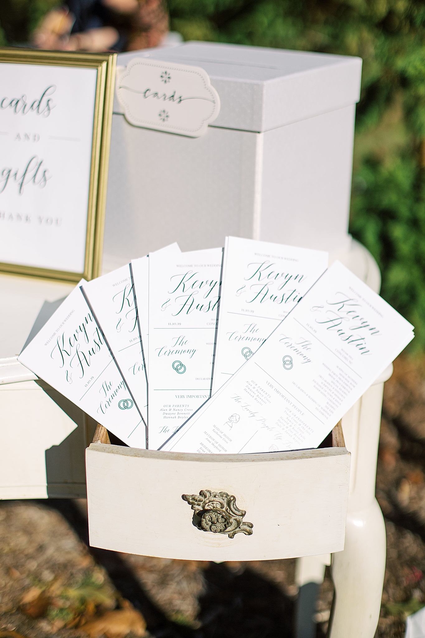 fall wedding reception at Ritchie Hill in Concord NC