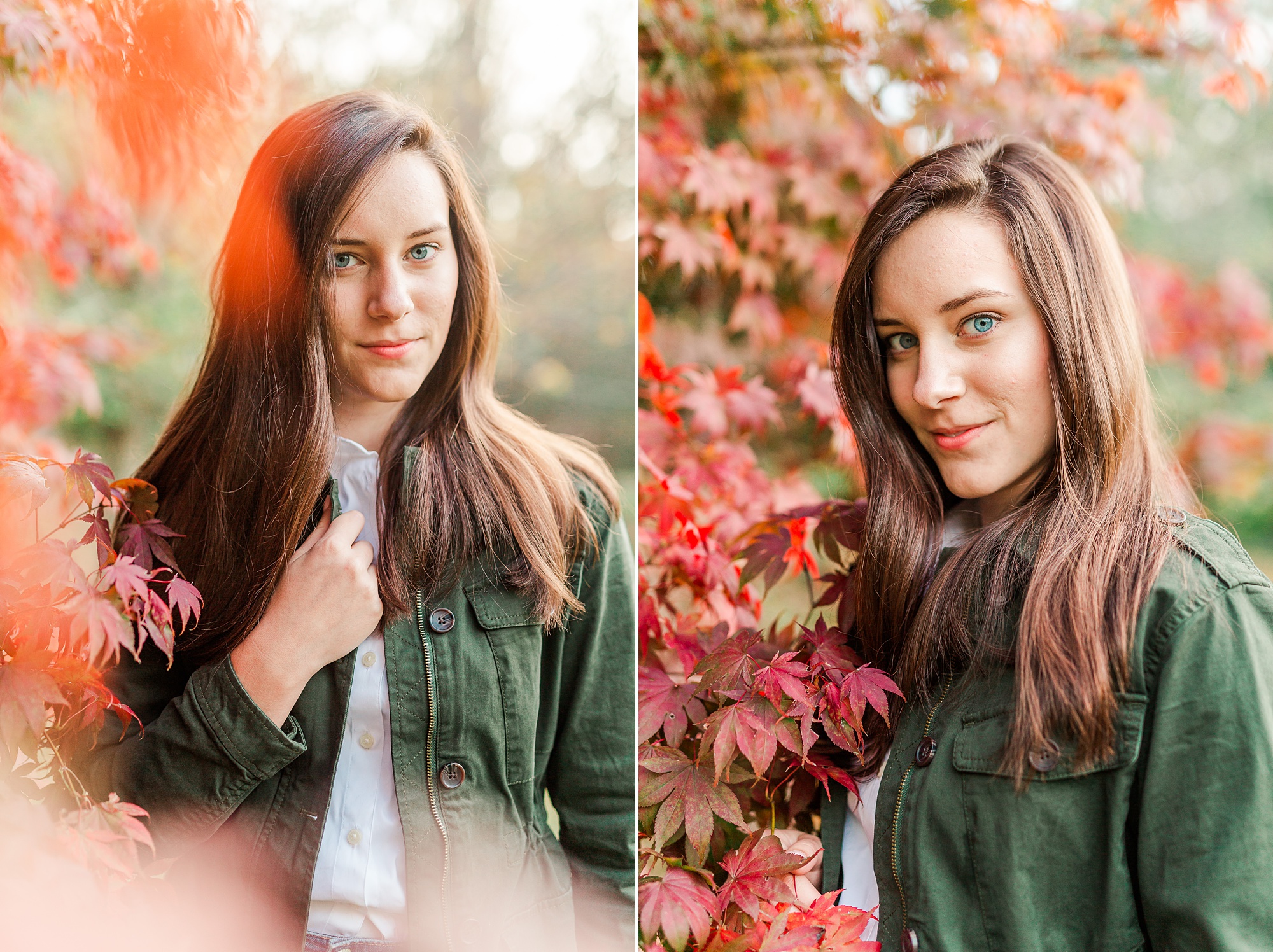 fall senior photos at Sloan Park