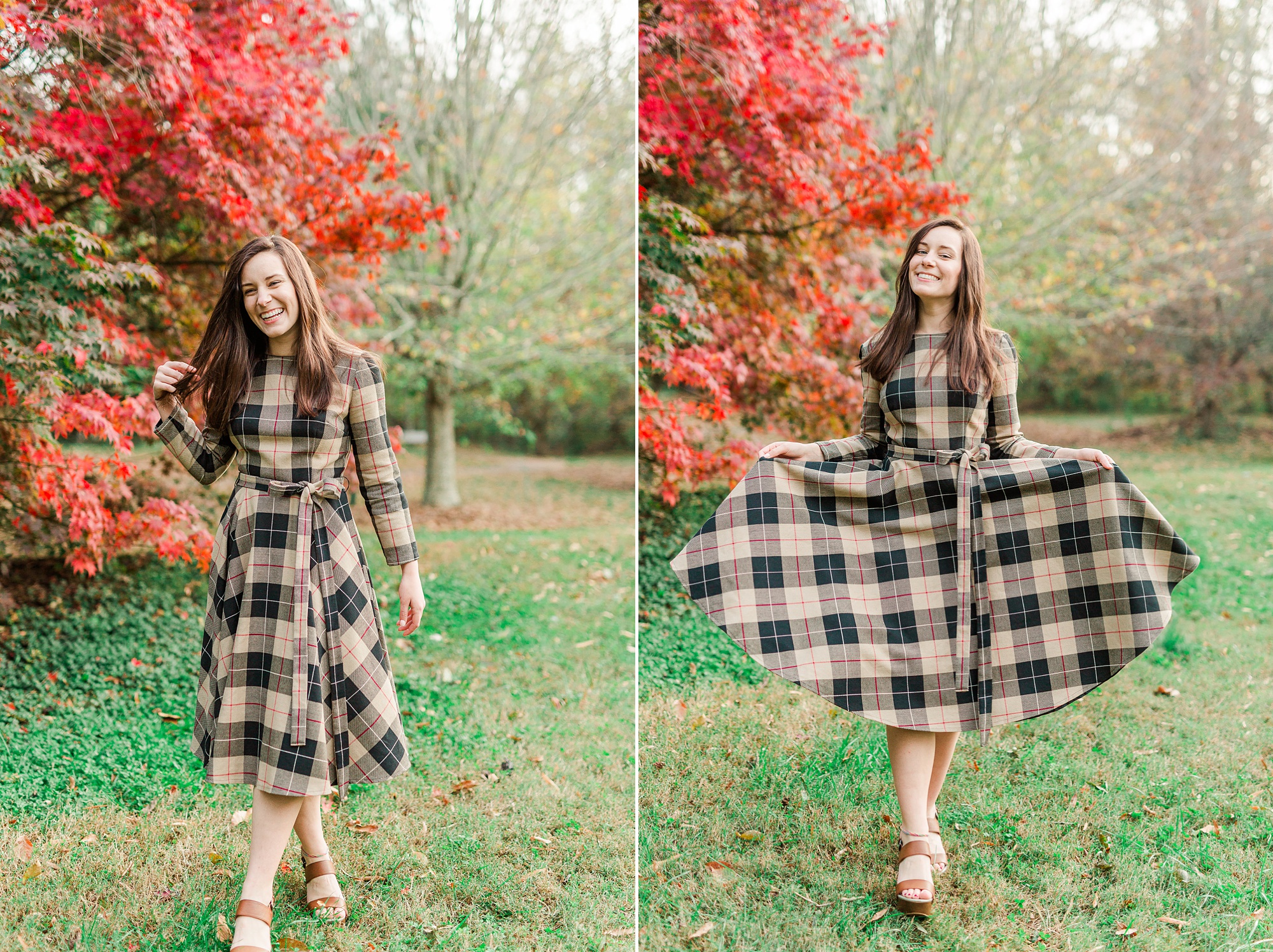 senior shows off custom dress at Sloan Park