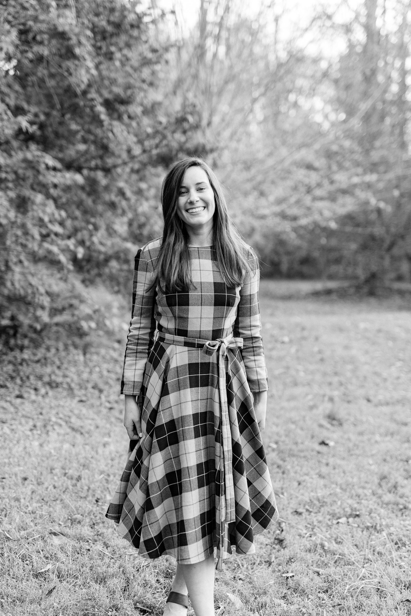 custom gown for senior portraits at Sloan Park