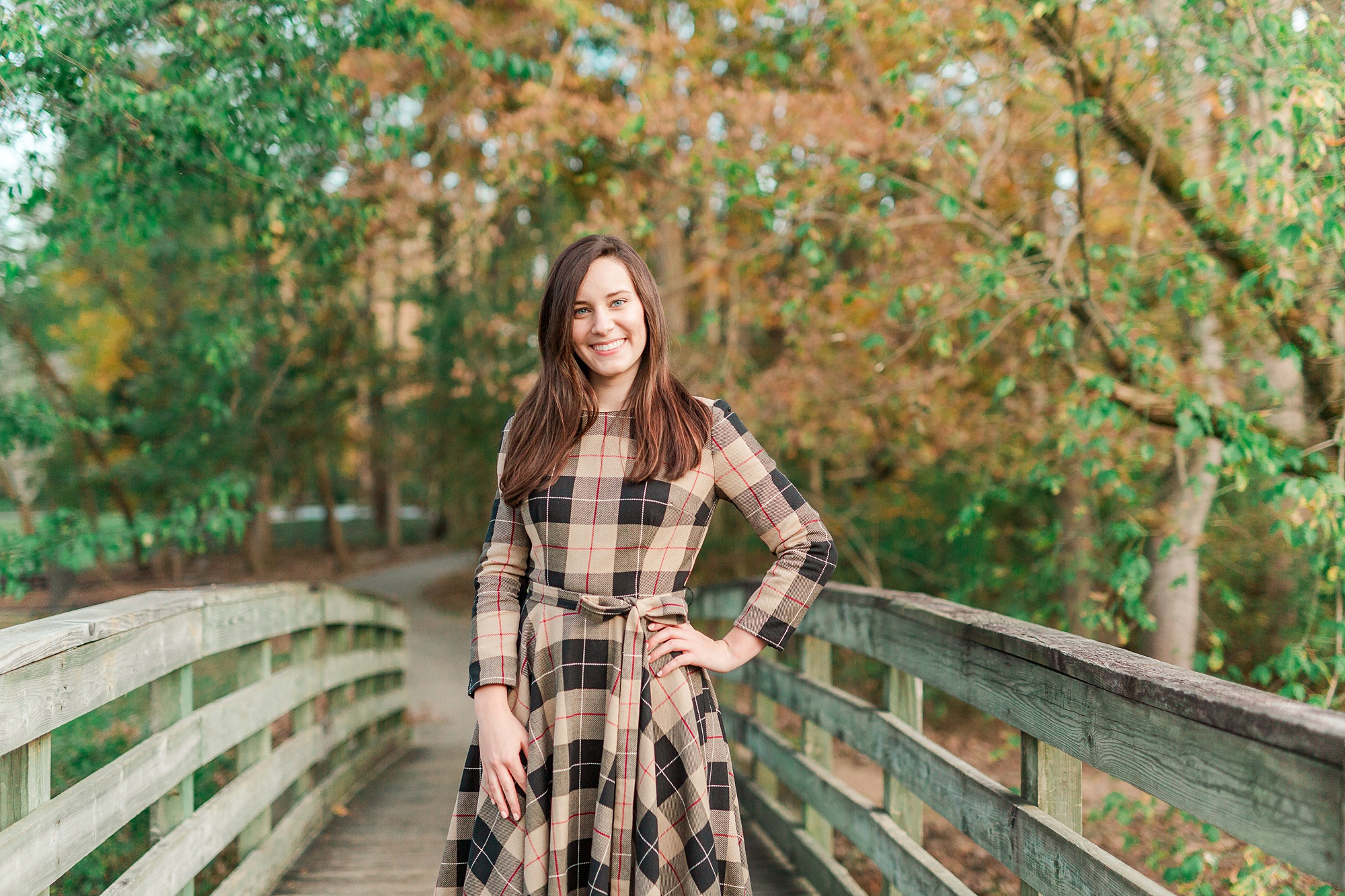 fall senior portraits at Sloan Park