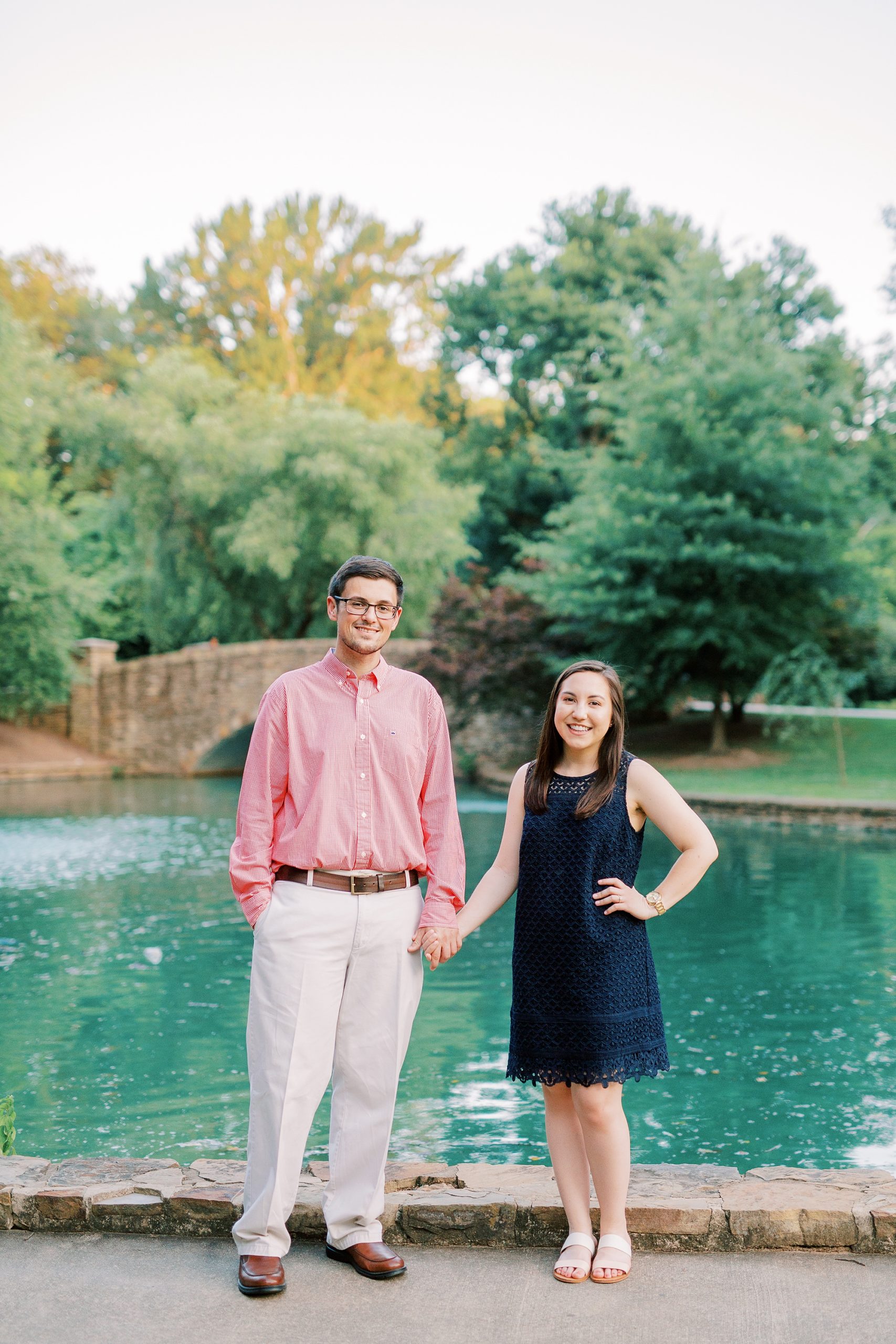 summer engagement session in Freedom Park
