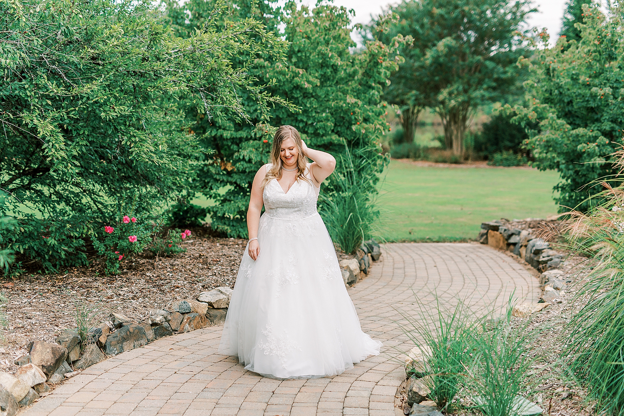 classic bridal session in Cleveland NC