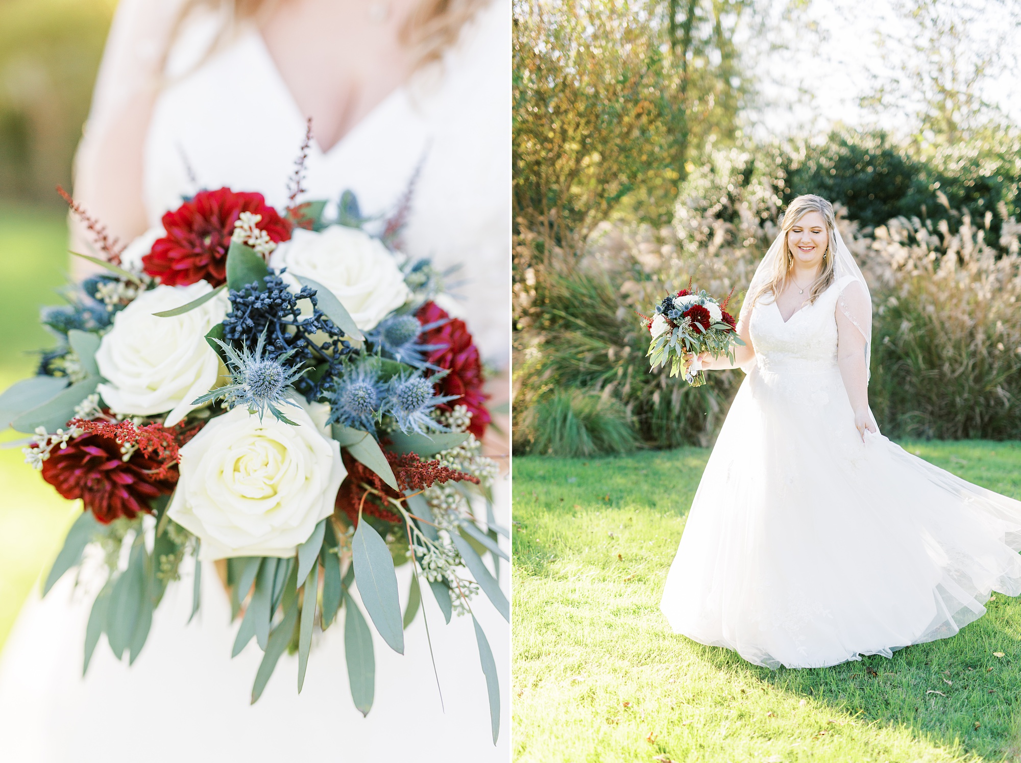 bridal portraits at Arbors Events