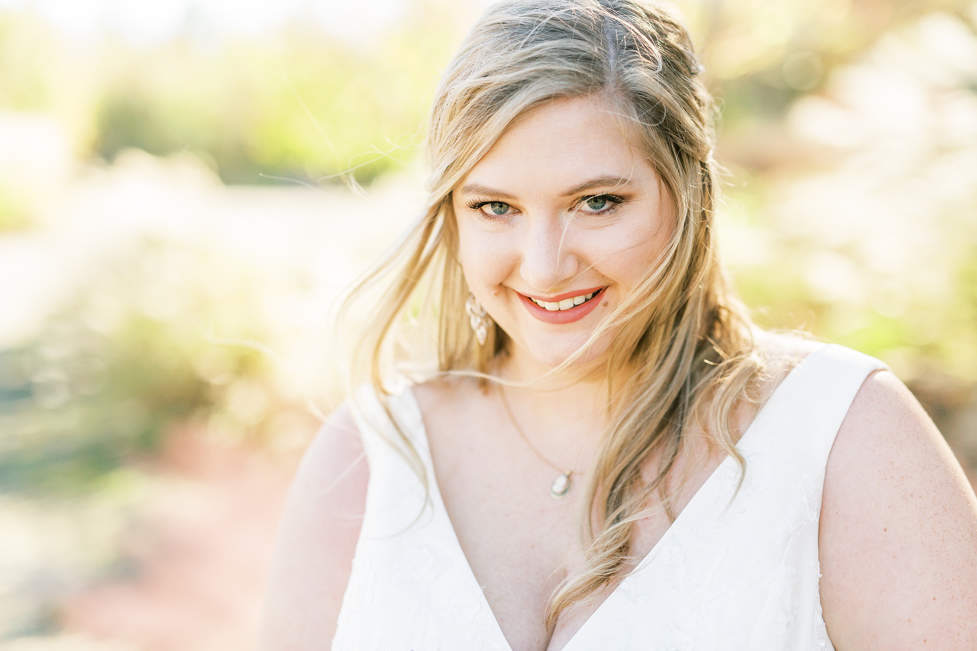bridal portraits at the Arbors Events
