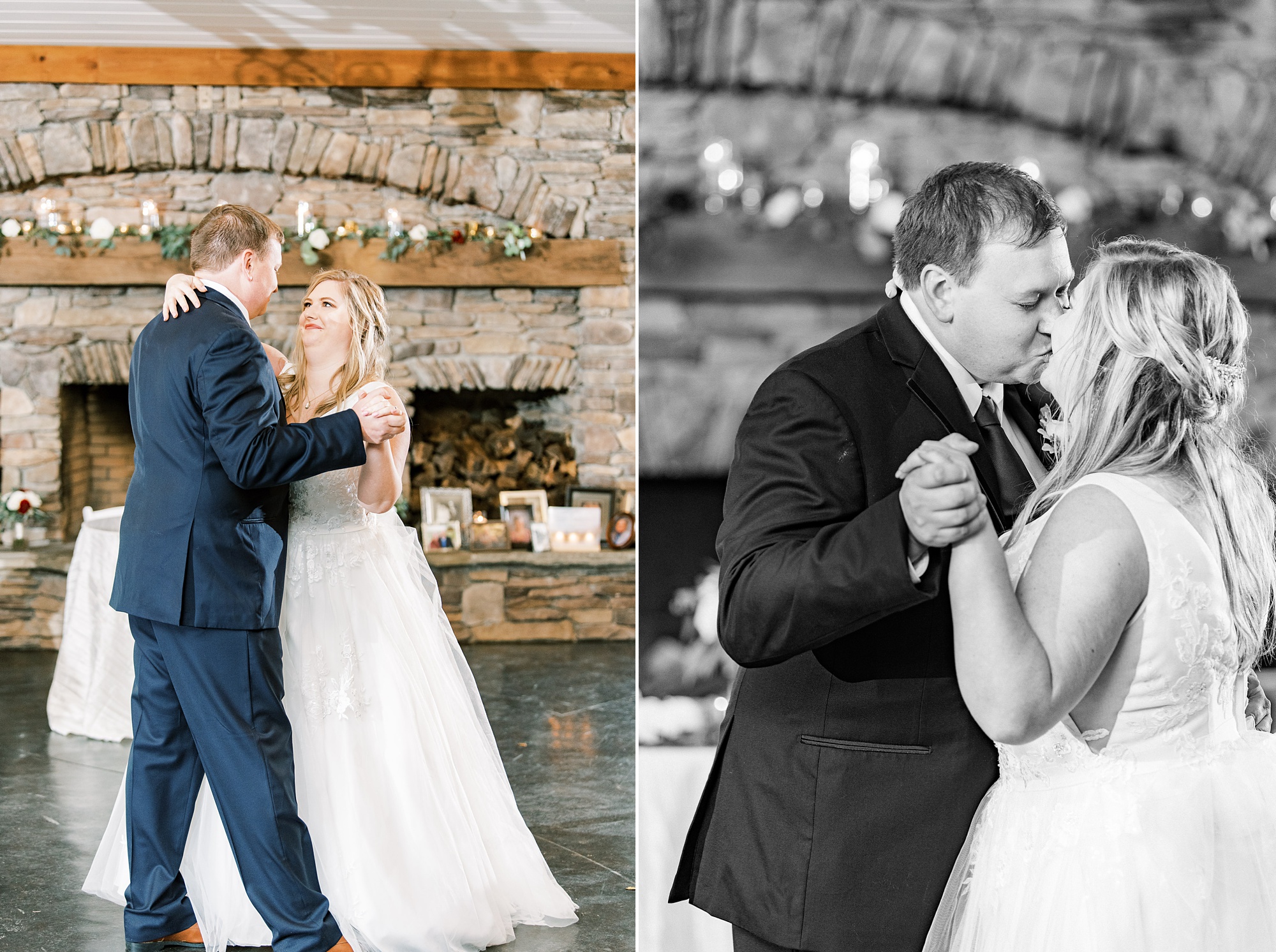 bride and groom dance at the Arbors Events