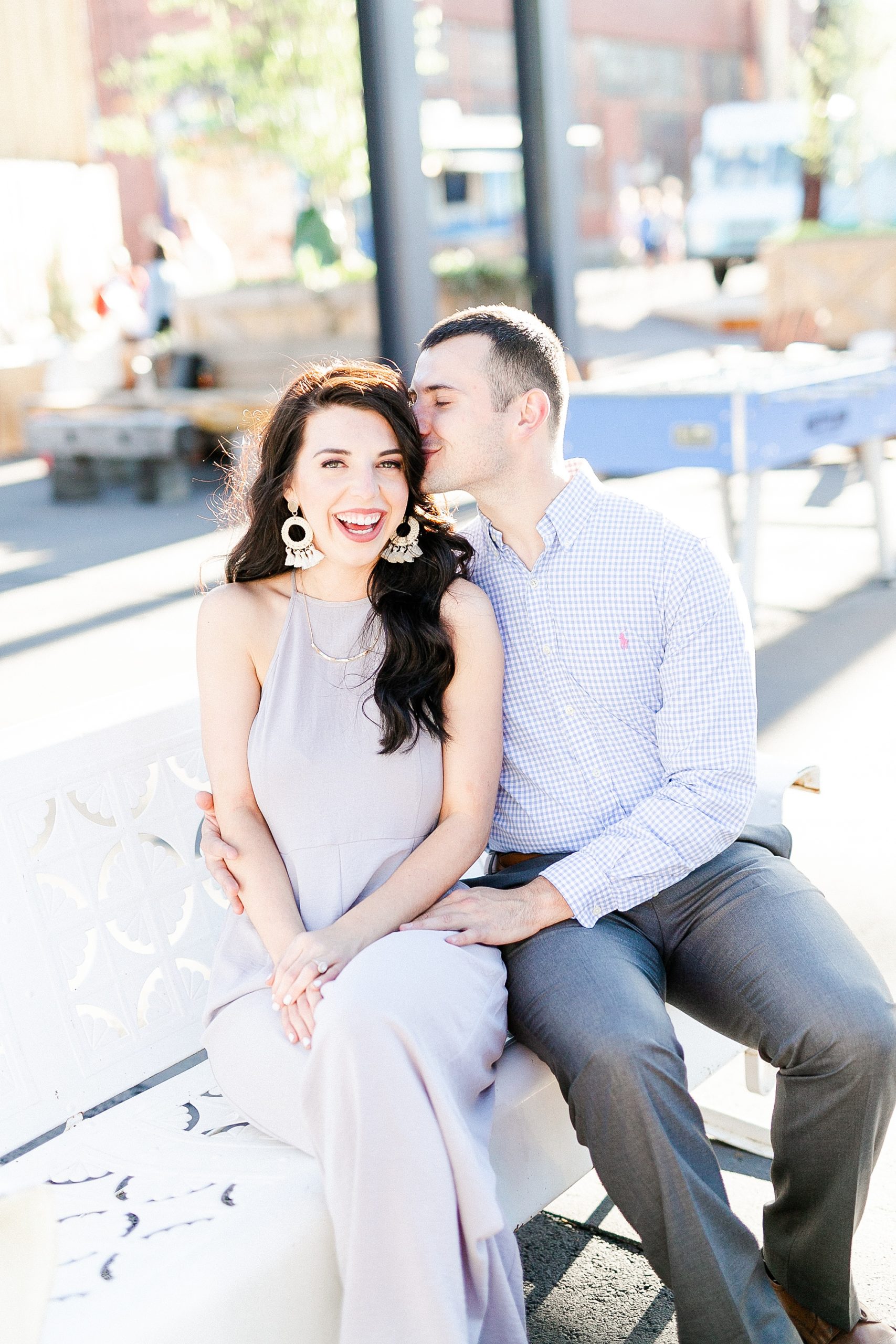 North Carolina engagement portraits in Charlotte