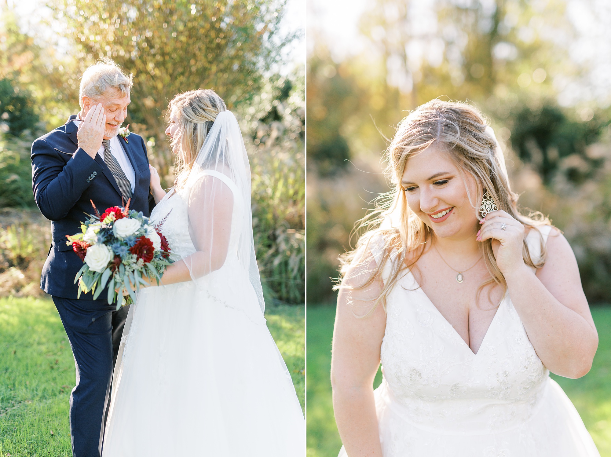 Romantic fall wedding at The Arbors in 2020