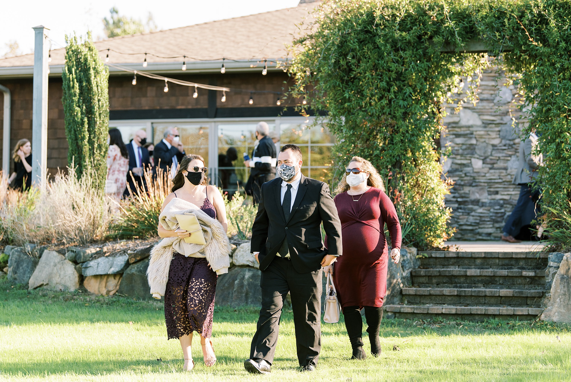 Romantic fall wedding at The Arbors in 2020