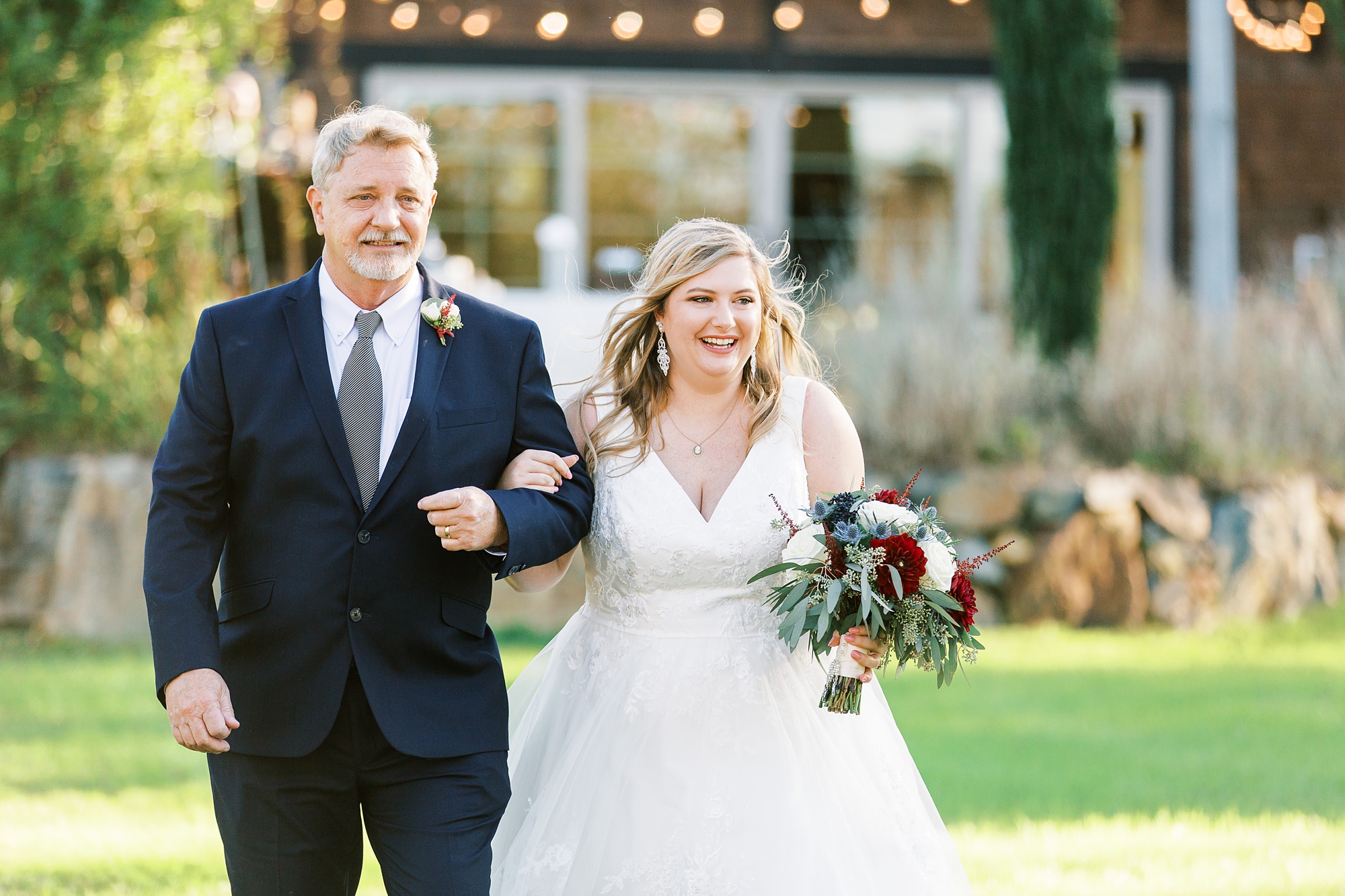 Romantic fall wedding at The Arbors in 2020