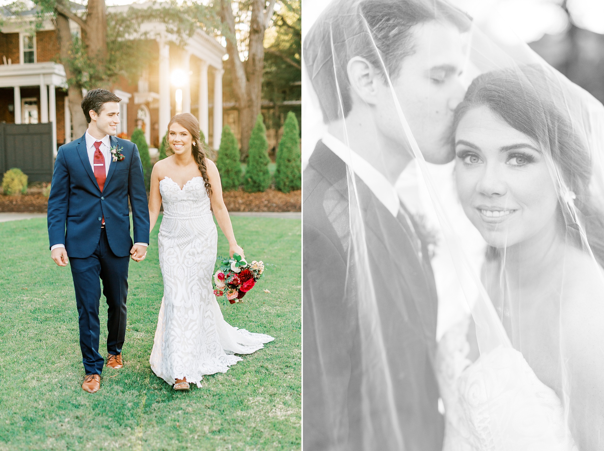 Charlotte NC wedding inspiration from 2020 weddings with Kevyn Dixon Photography at Separk Mansion