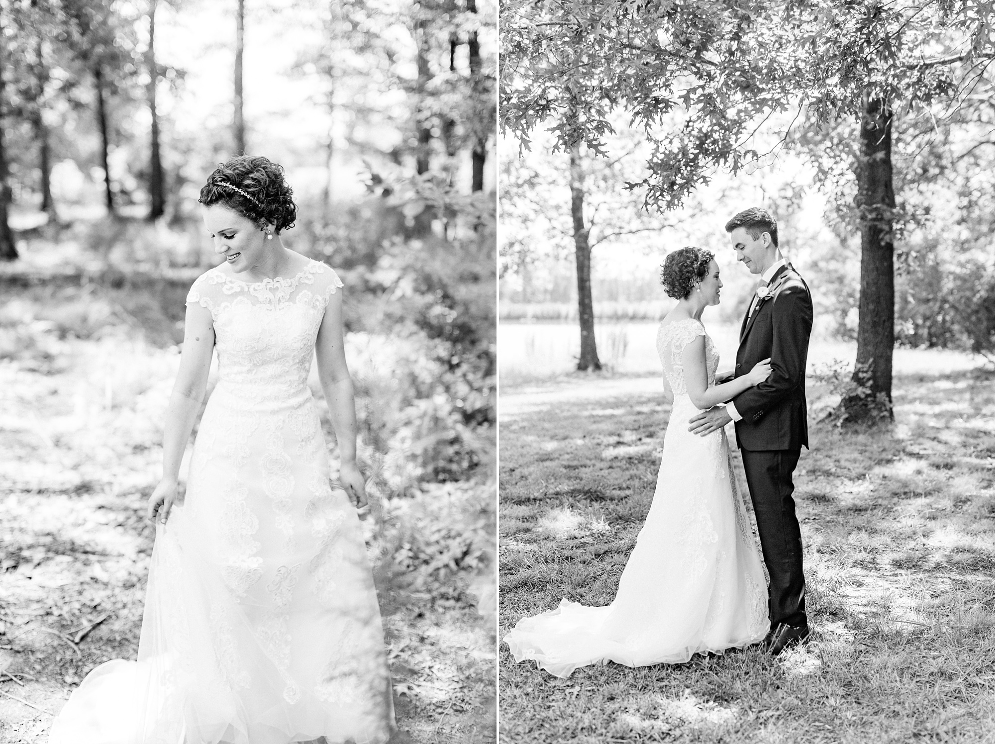 Elegant wedding in Charlotte NC photographed by Kevyn Dixon Photography with light blue and navy details