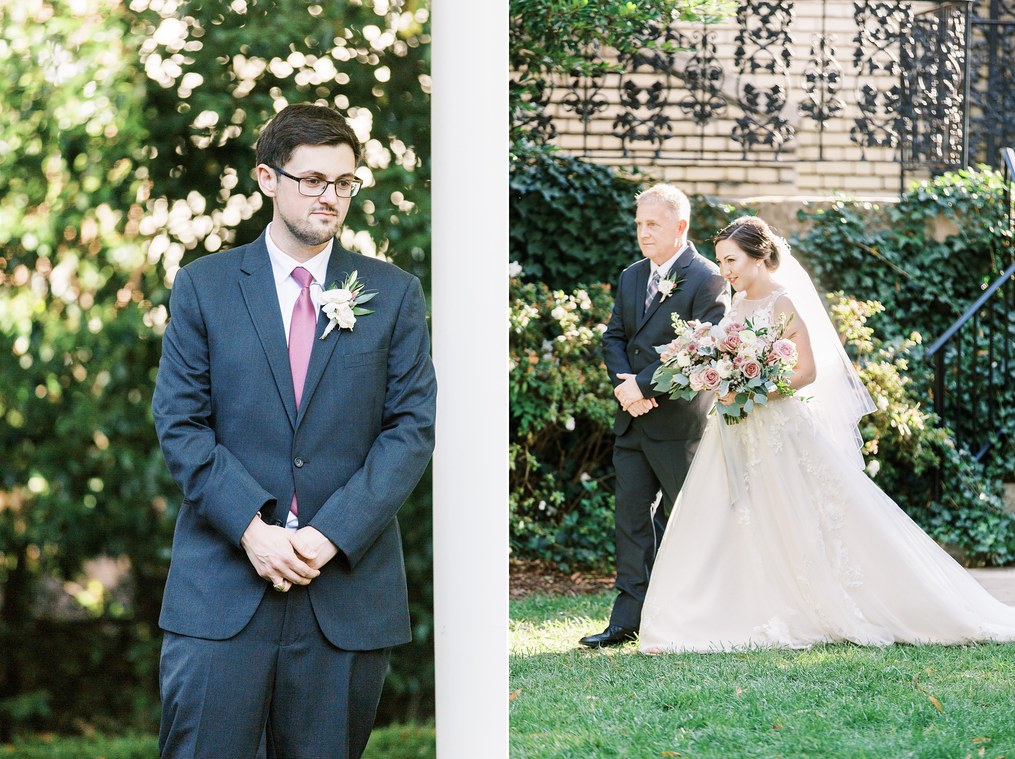 2020 wedding inspiration from Charlotte NC wedding day at Separk Mansion