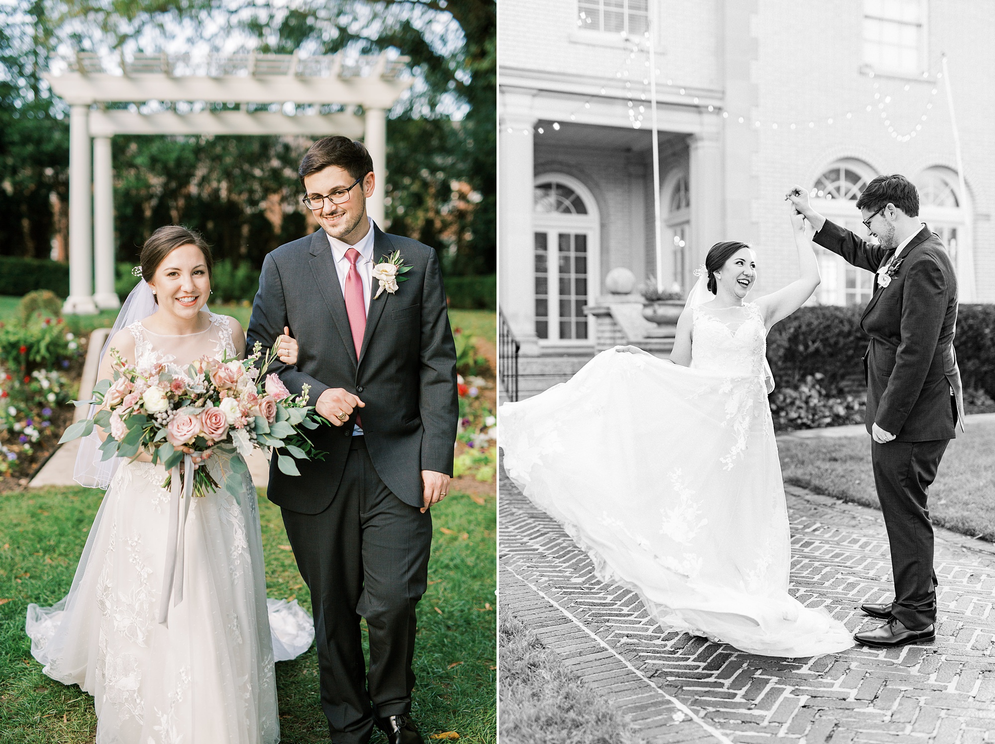 2020 wedding inspiration from Charlotte NC wedding day at Separk Mansion