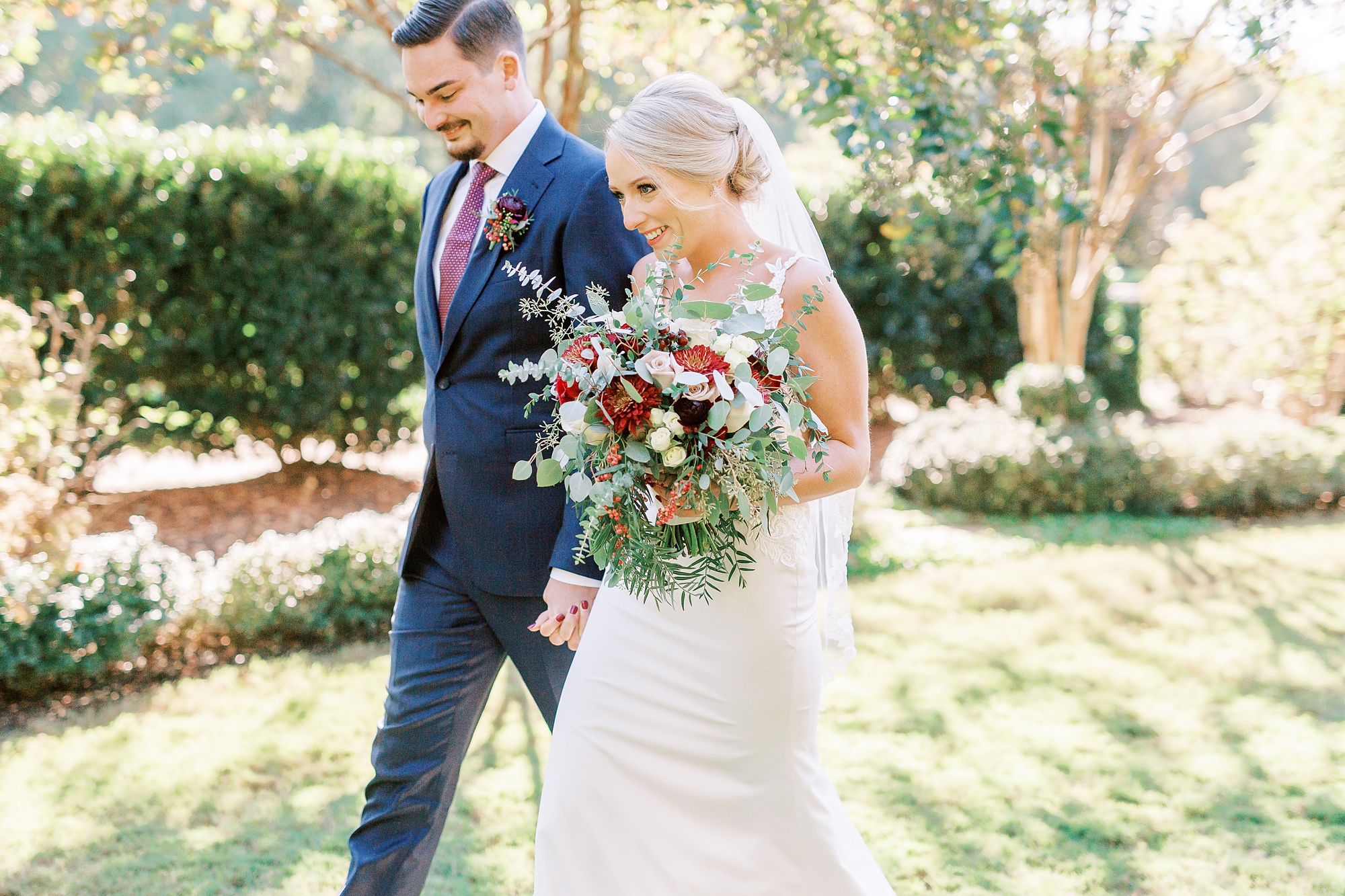Intimate Andrews Farm elopement for couple with classic details in 2020