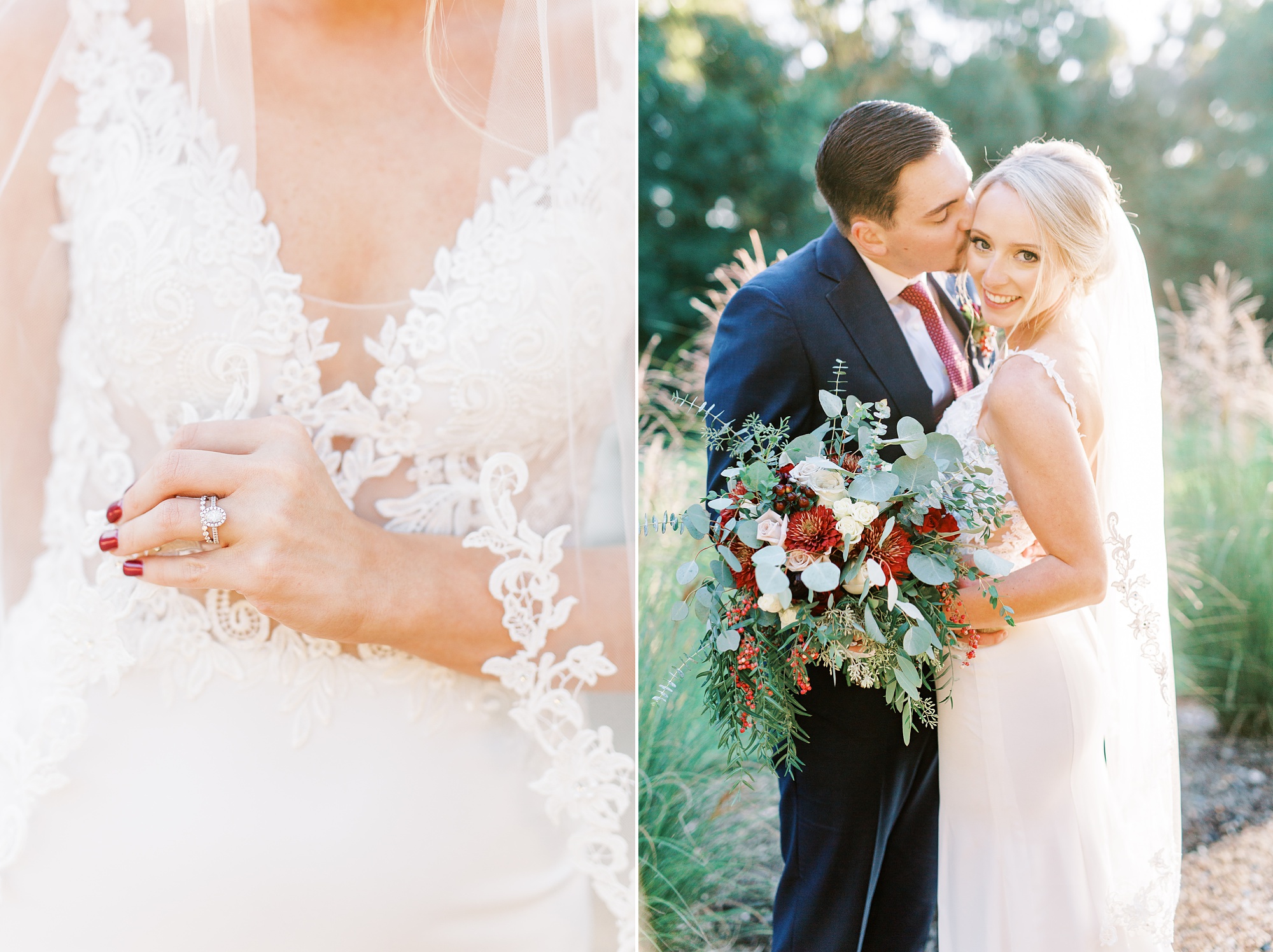 Intimate Andrews Farm elopement for couple with classic details in 2020