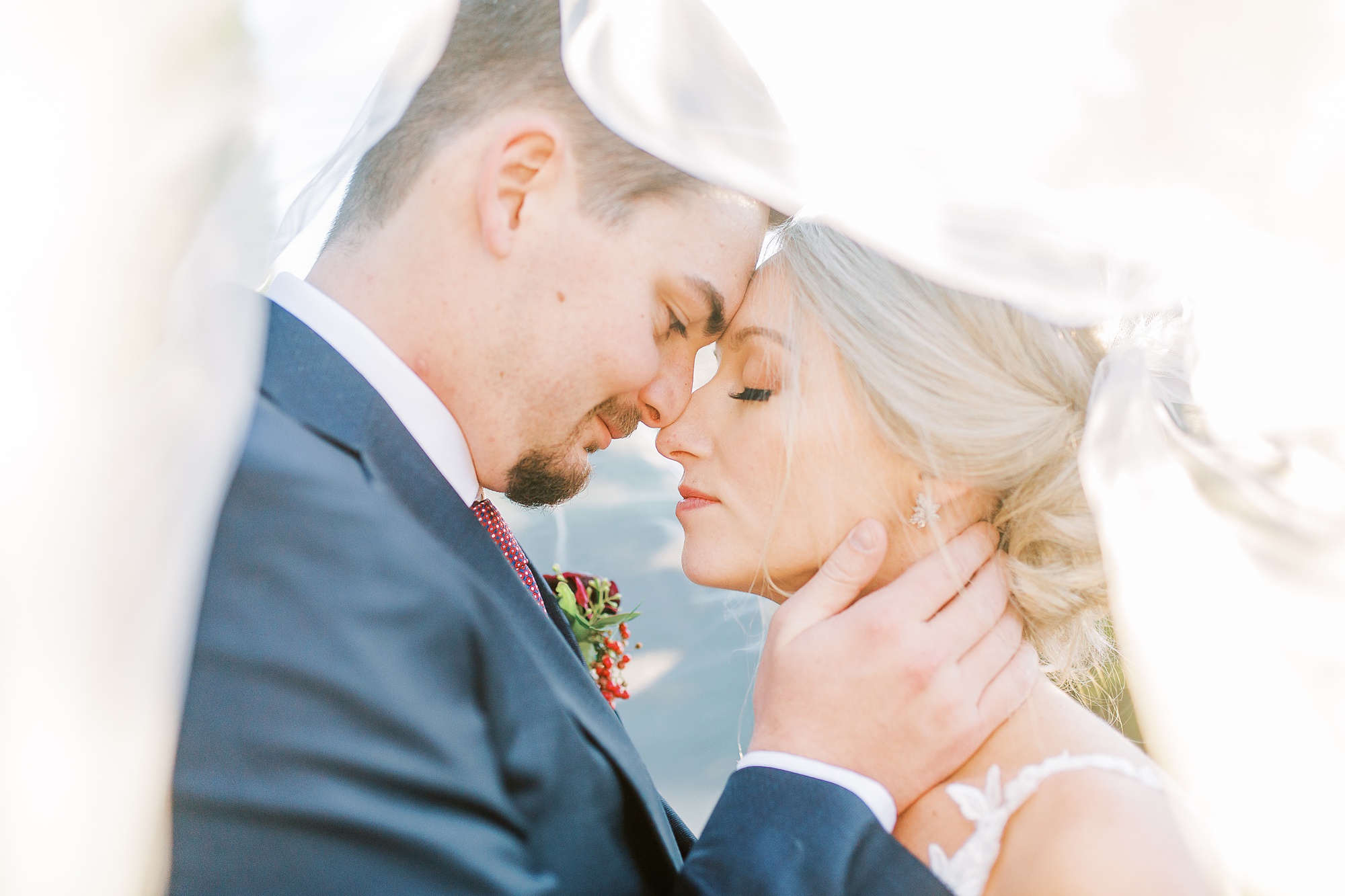 Intimate Andrews Farm elopement for couple with classic details in 2020