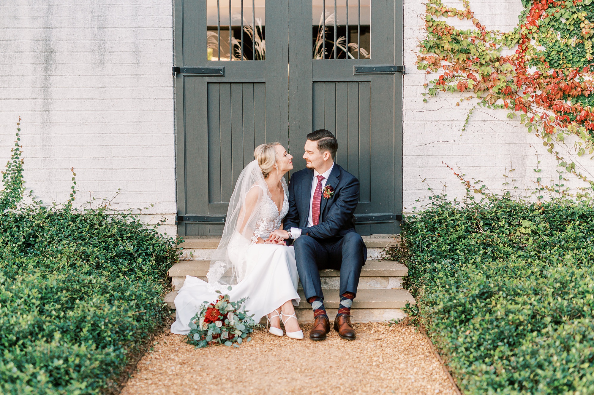 Intimate Andrews Farm elopement for couple with classic details in 2020