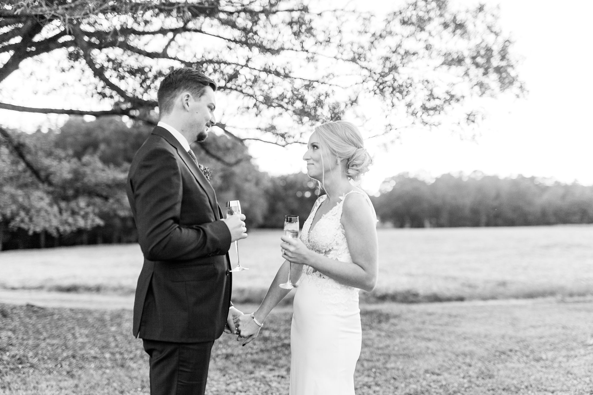 Intimate Andrews Farm elopement for couple with classic details in 2020