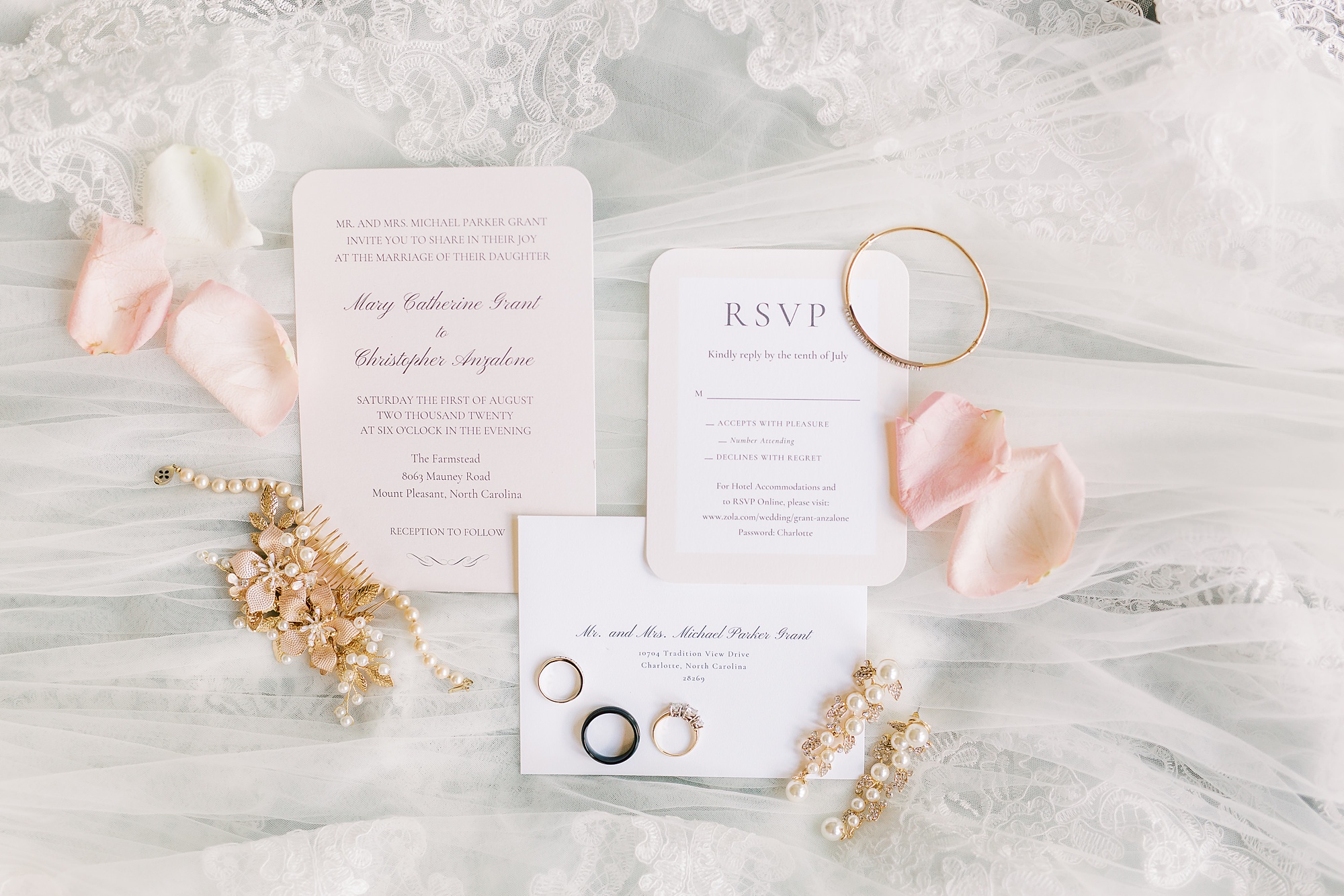 Romantic Charlotte 2020 wedding inspiration