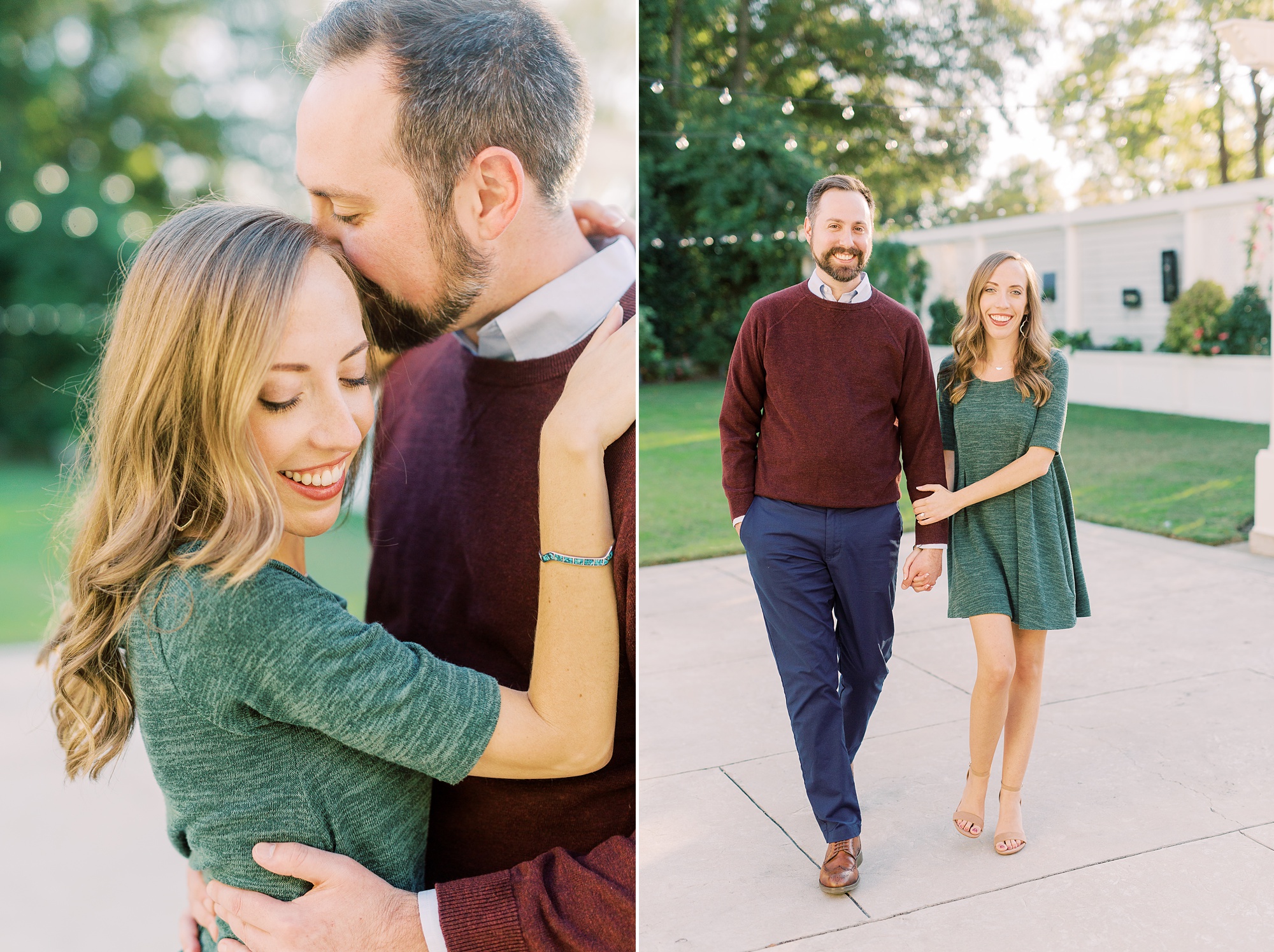 fall Gastonia NC engagement session