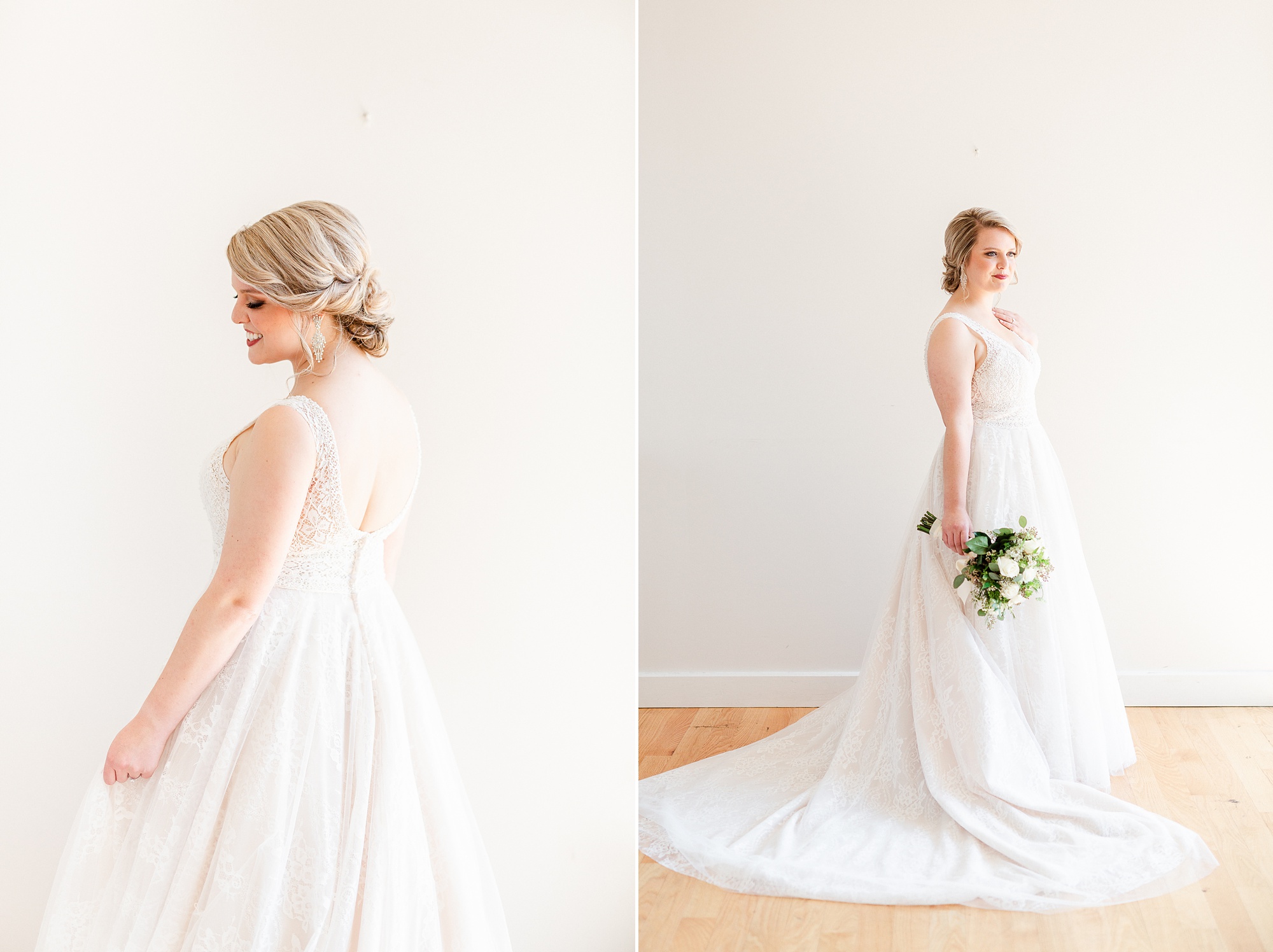 The Glass Box bridal session in Raleigh NC