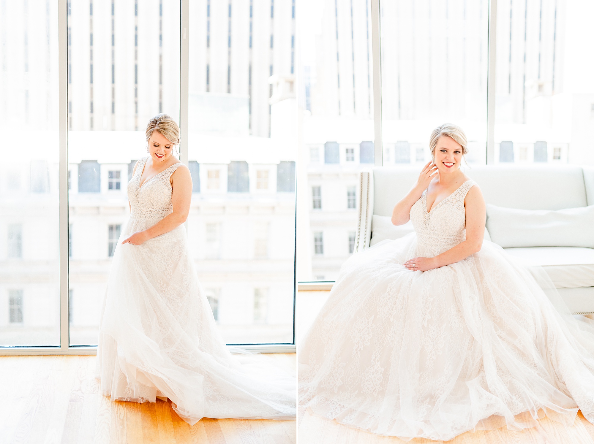 The Glass Box bridal portraits in Raleigh NC