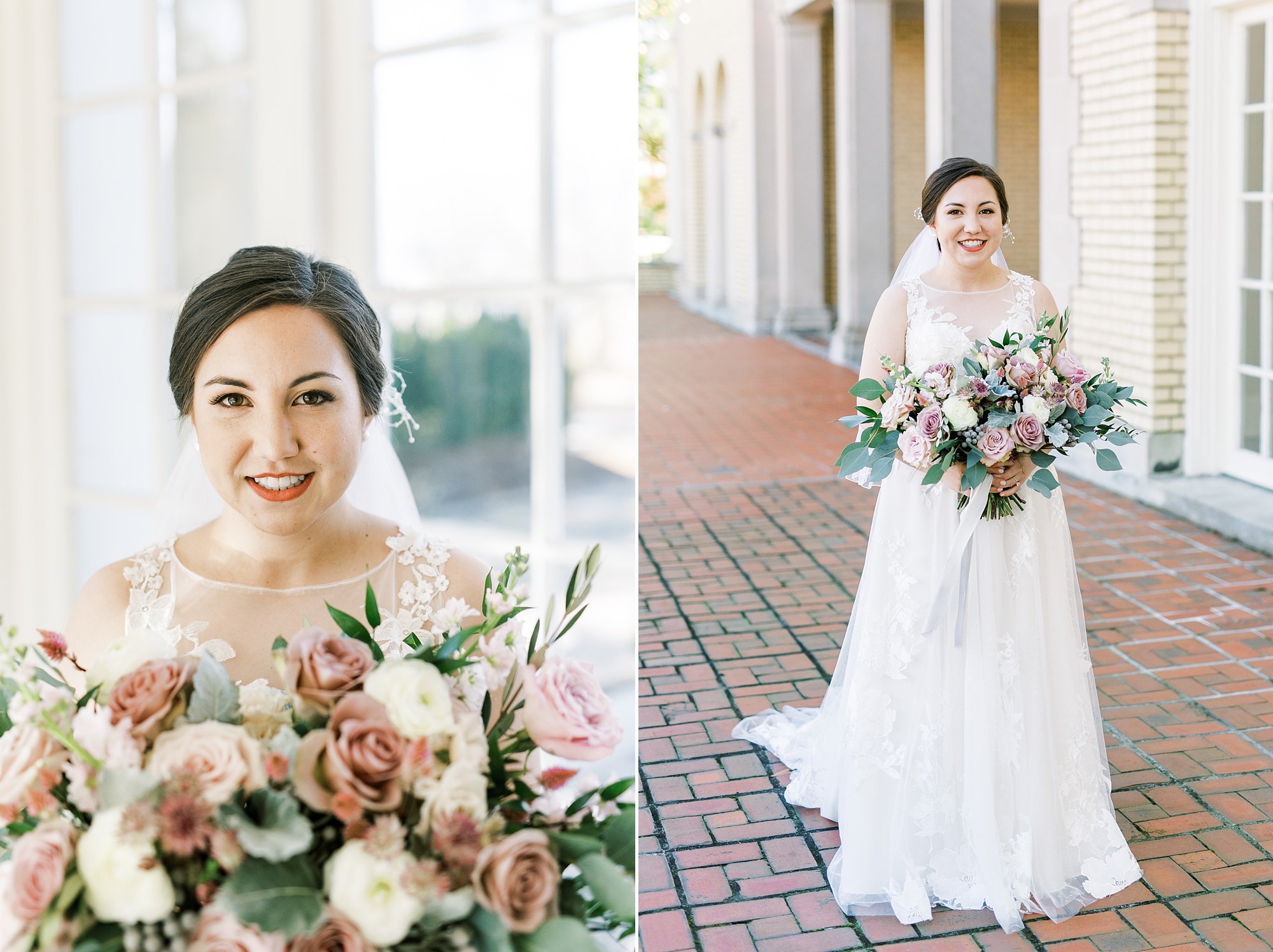 Separk Mansion bridal portraits on patio