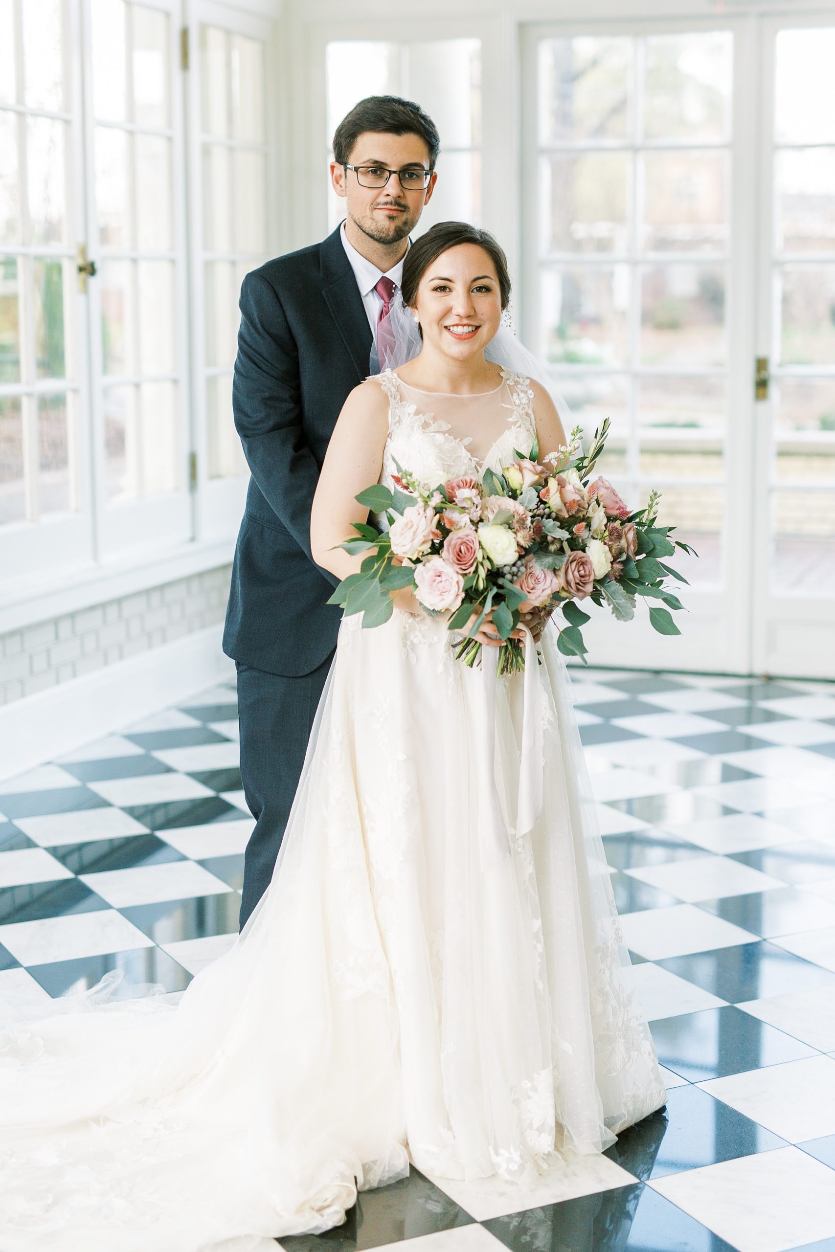 mauve fall wedding portraits in Separk Mansion
