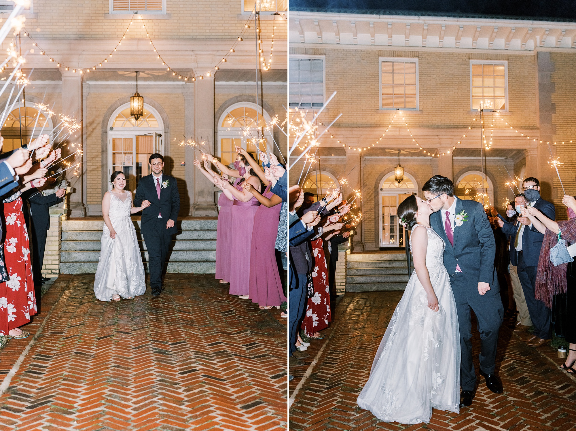 Separk Mansion sendoff with sparklers