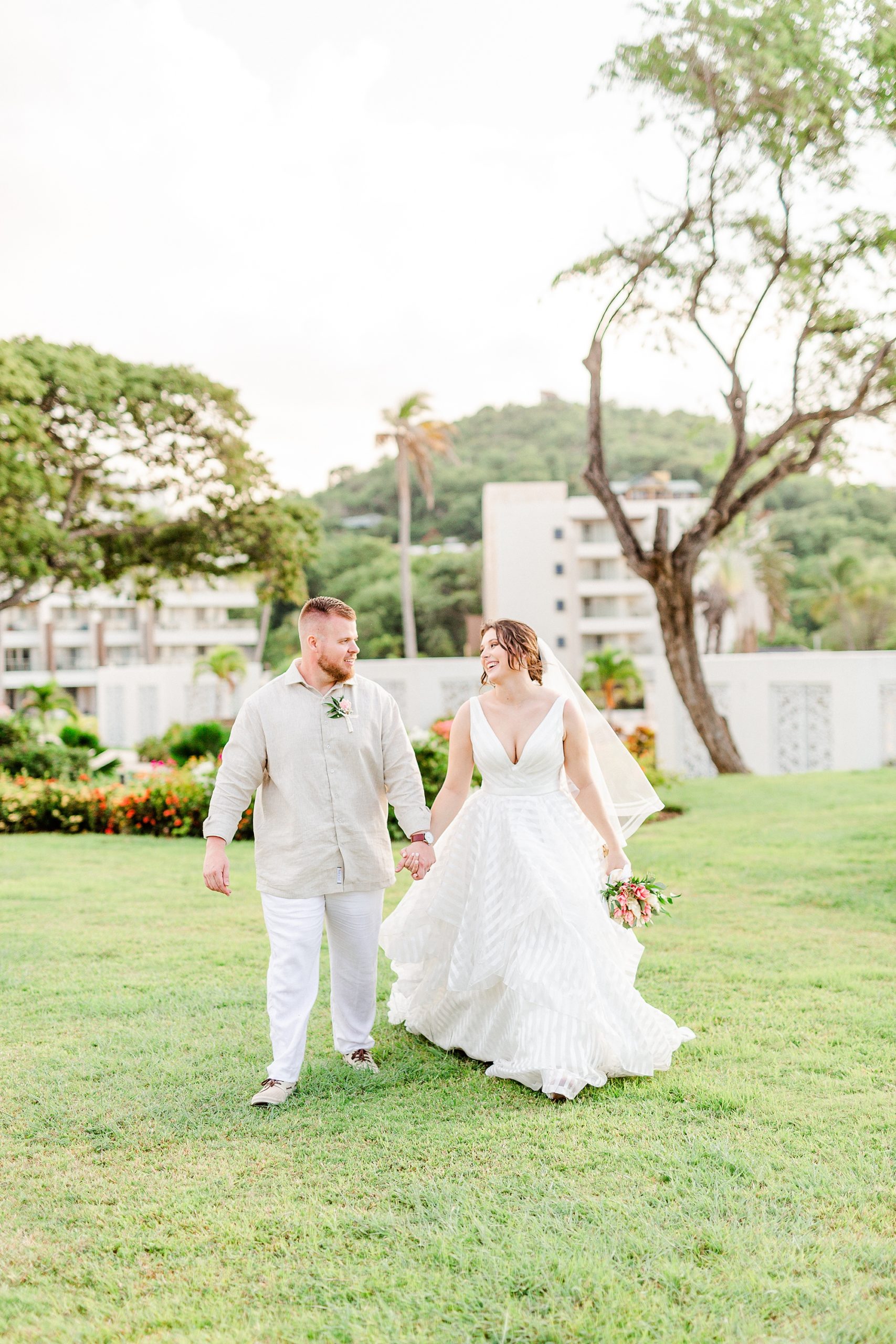 St Lucia resort wedding portraits