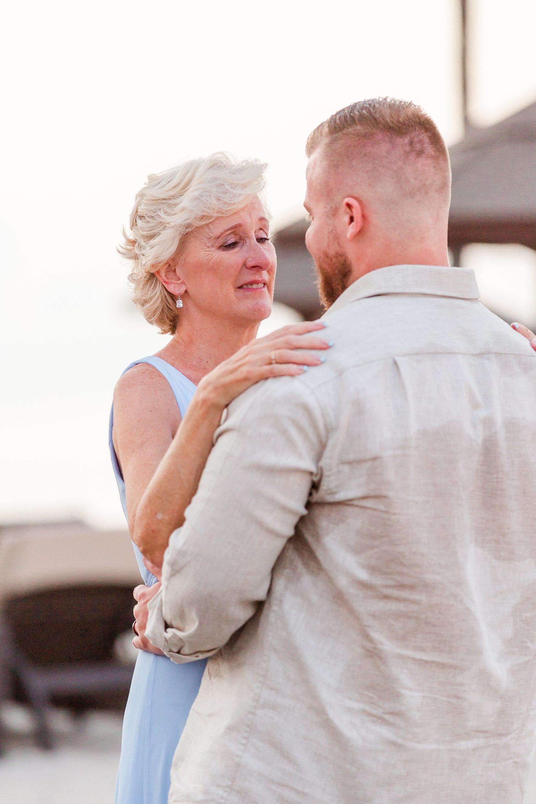 St Lucia wedding reception dance for groom and mom