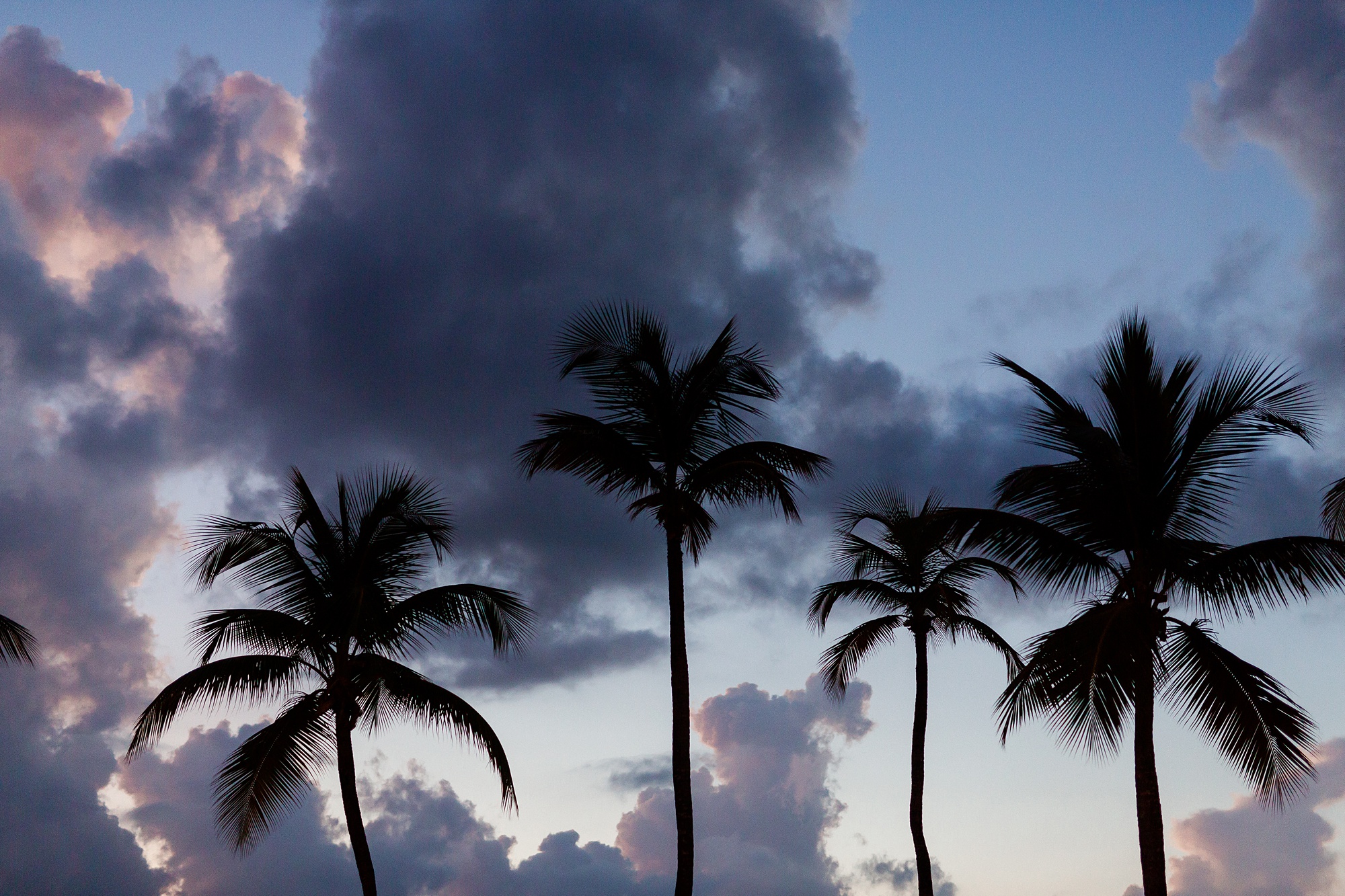 sunset during St Lucia resort wedding