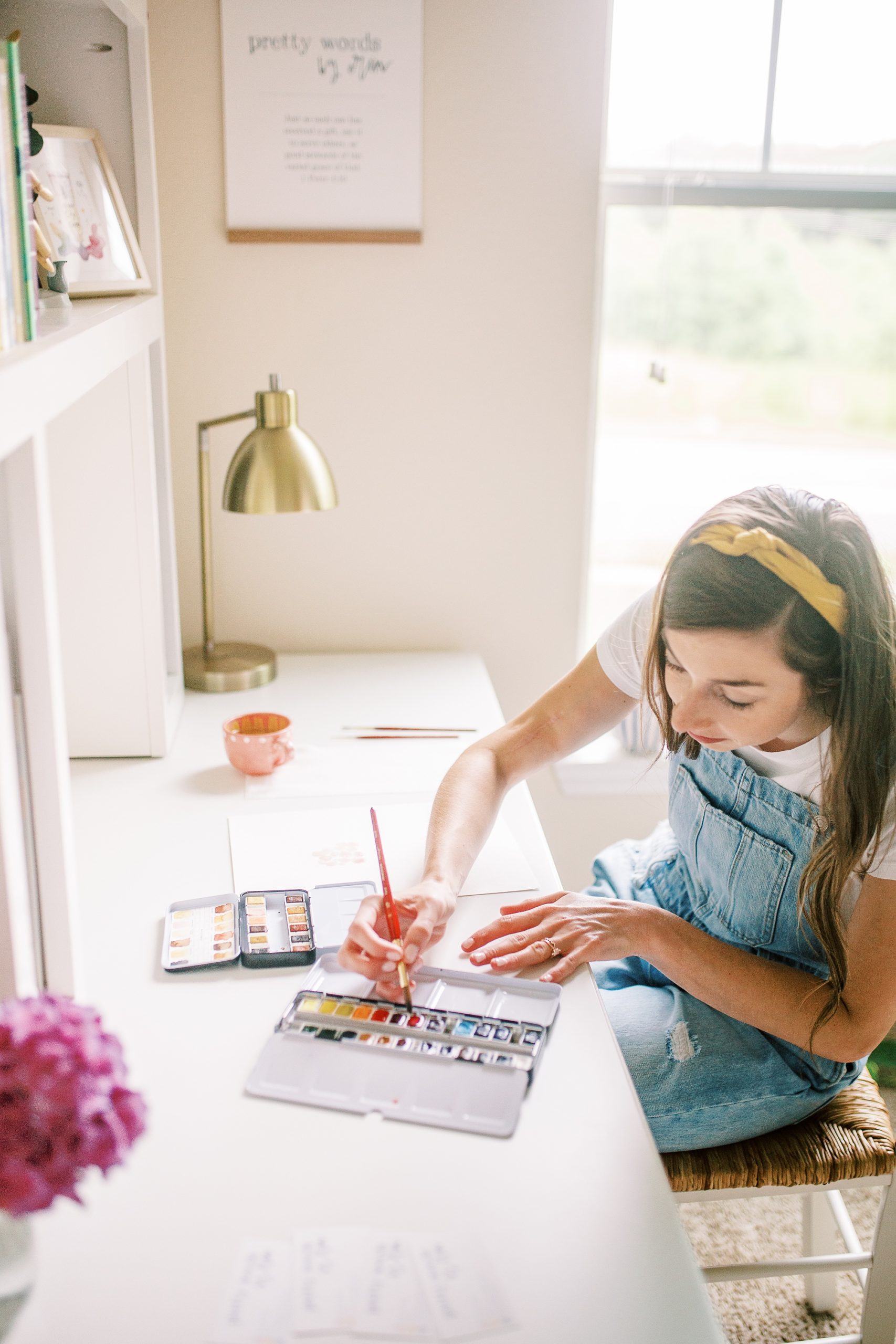 branding portraits at home for watercolor wedding invitations designer