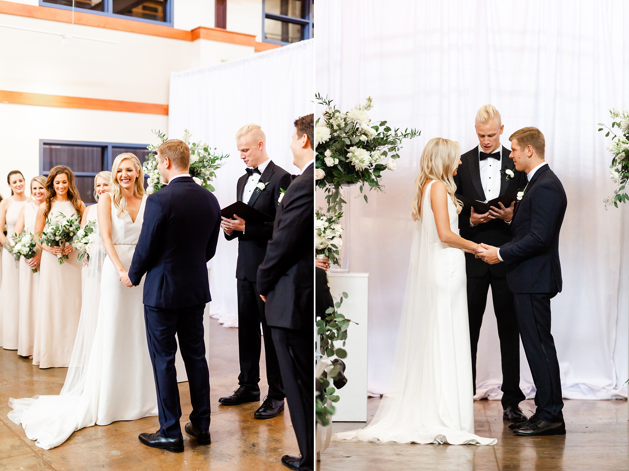 Design Center Atrium wedding ceremony vows
