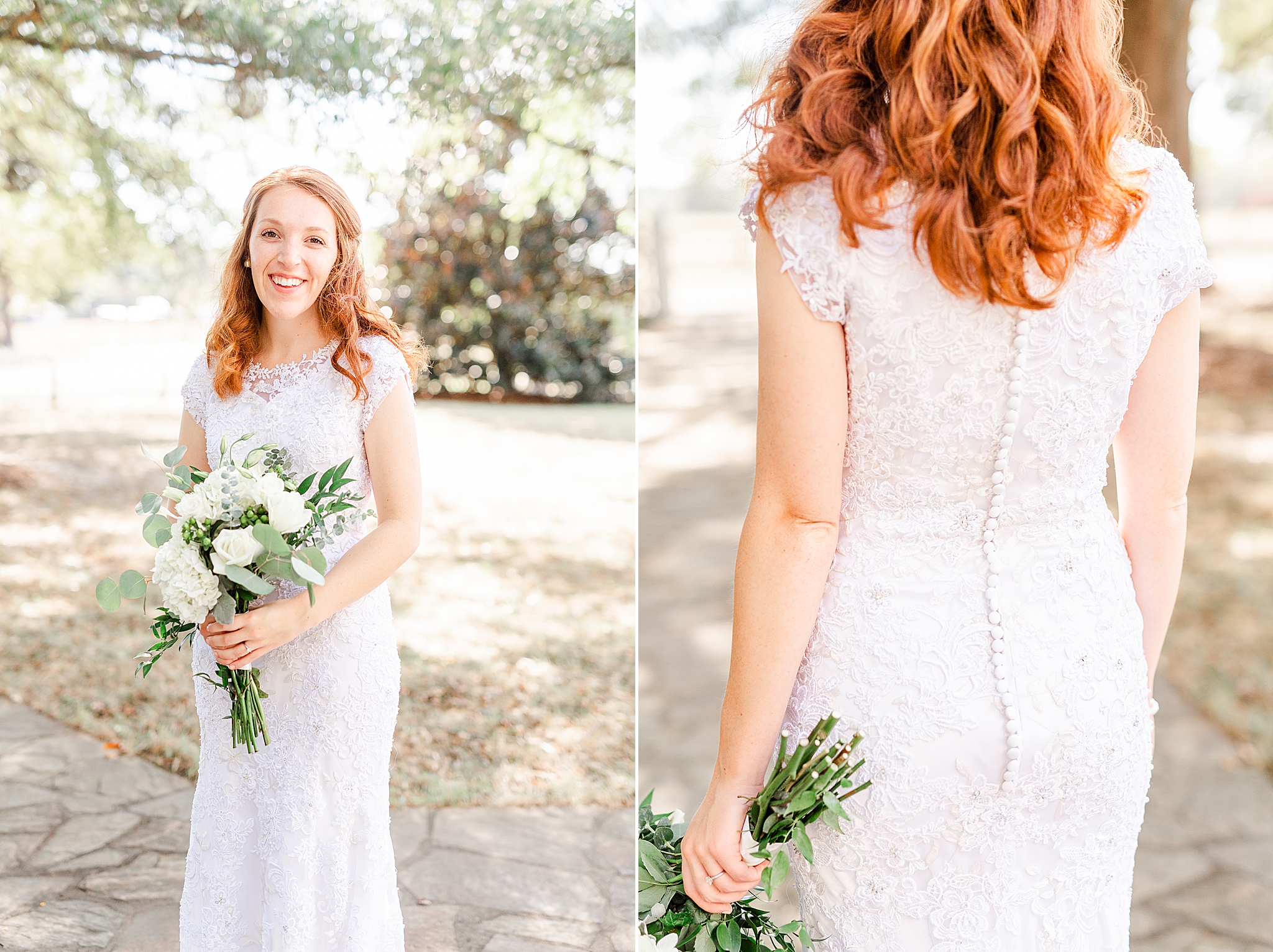 classic Southern wedding portrait of the bride to be