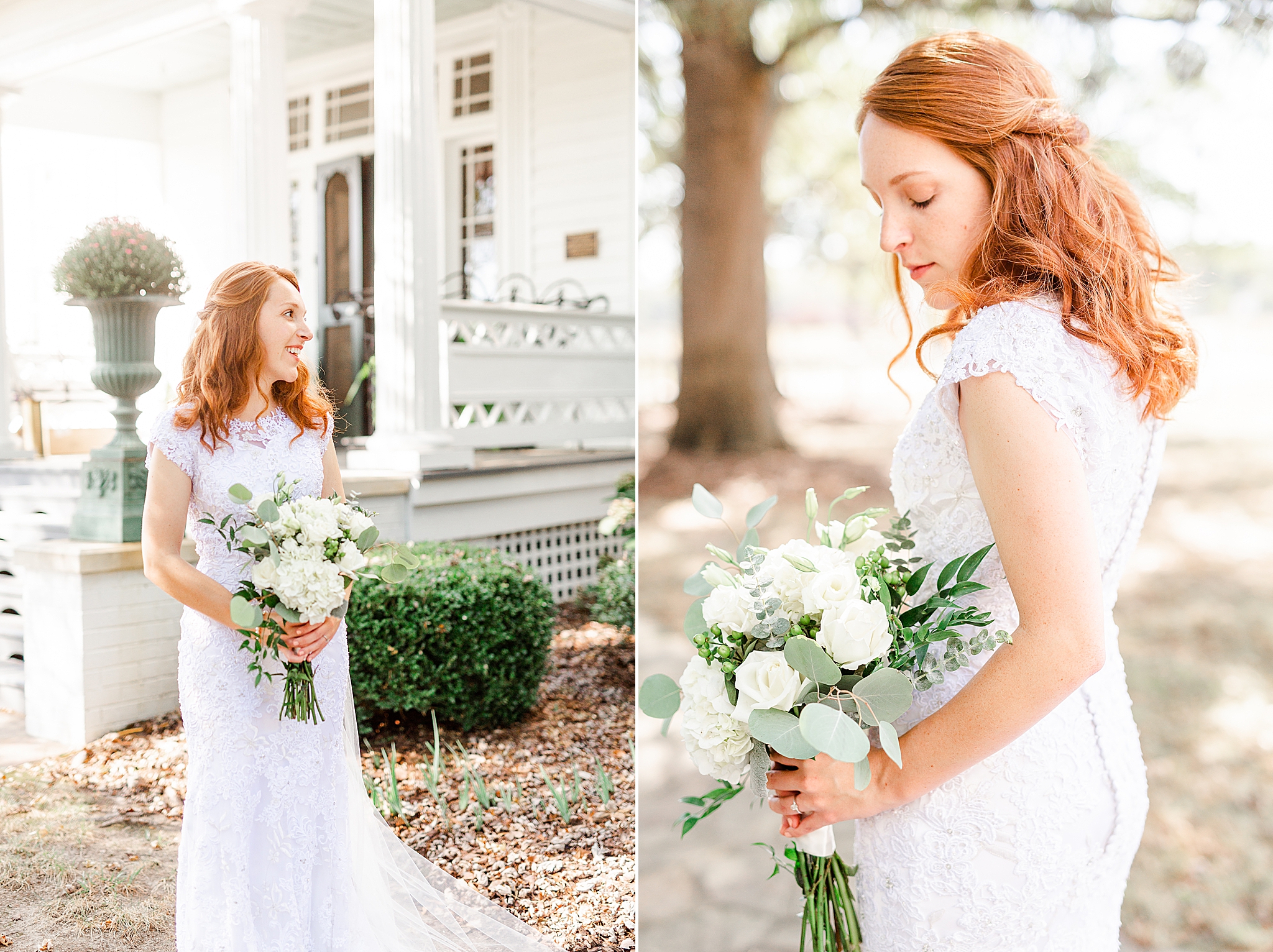 southern bridal portraits in North Carolina